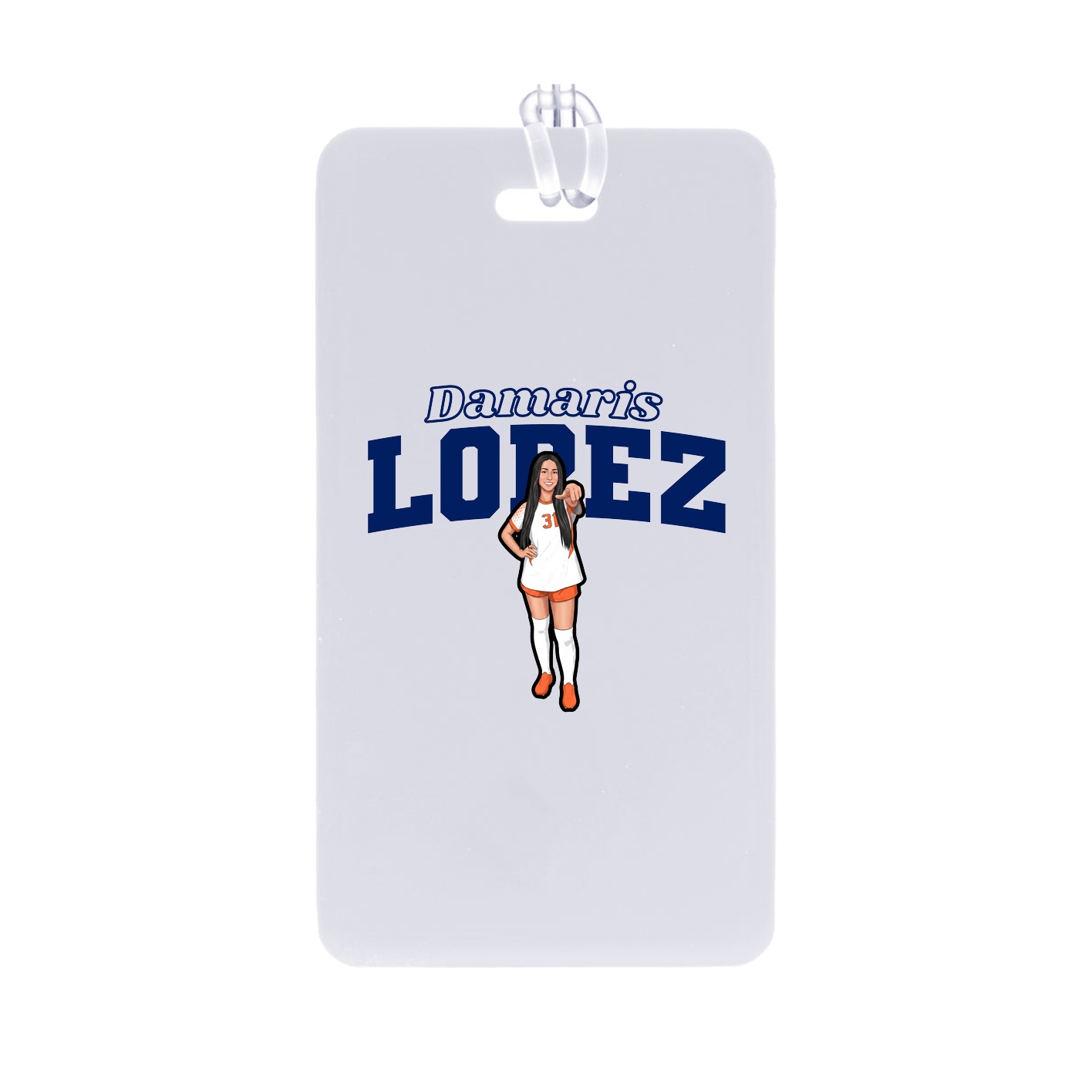 Bag Tag — Name Arch in Classic