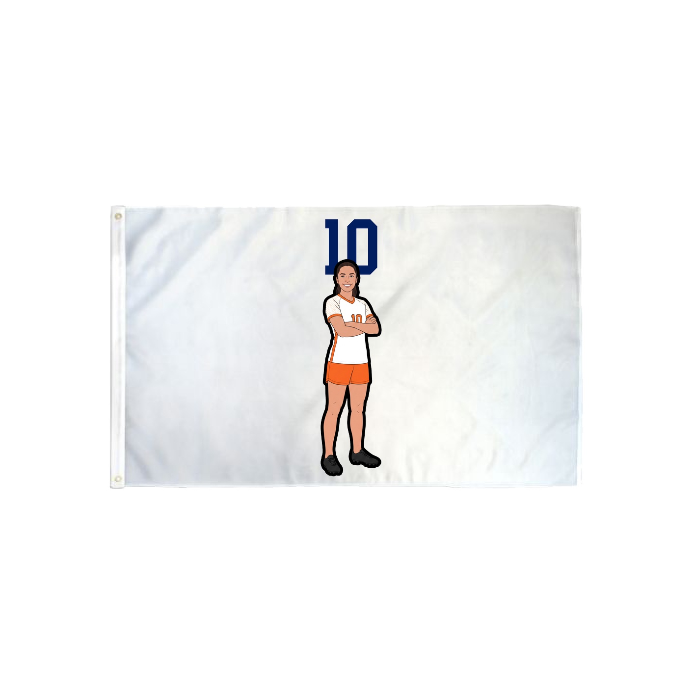3x5 Flag — Number Top in Classic