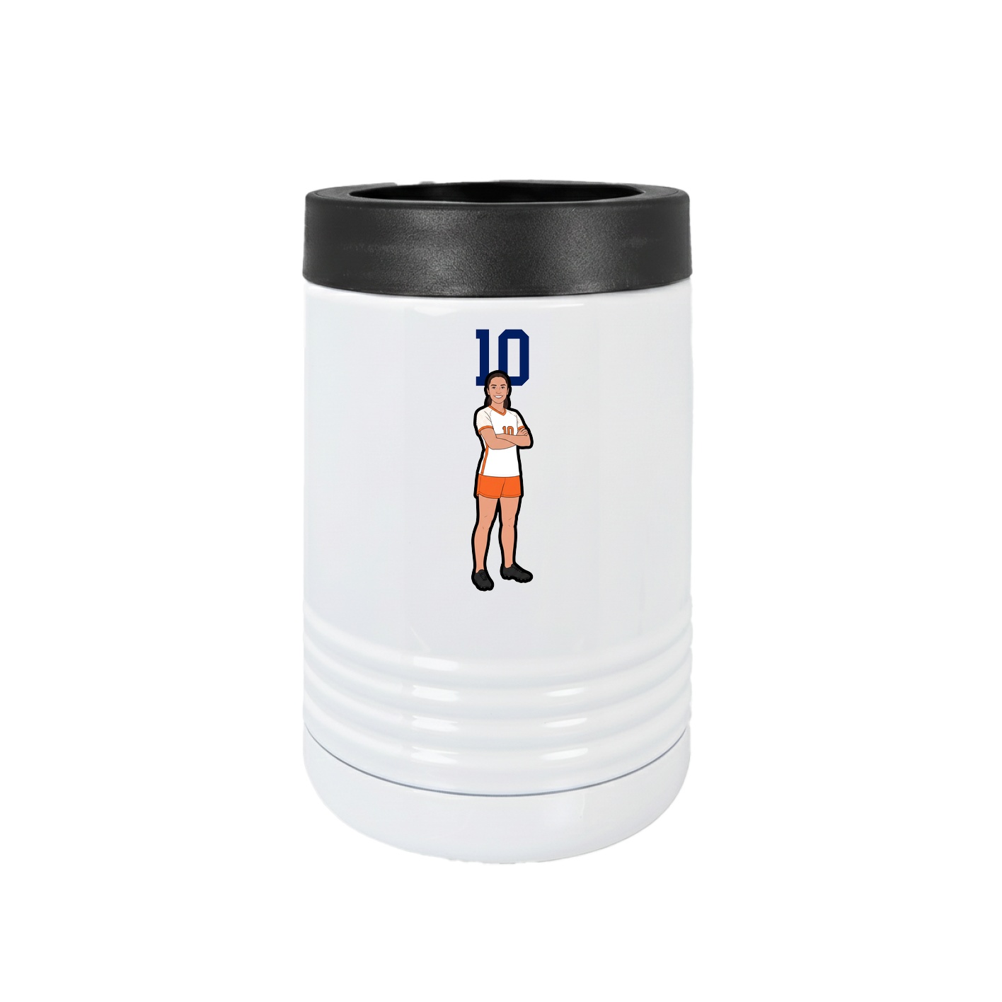 Beverage Holder — Number Top in White