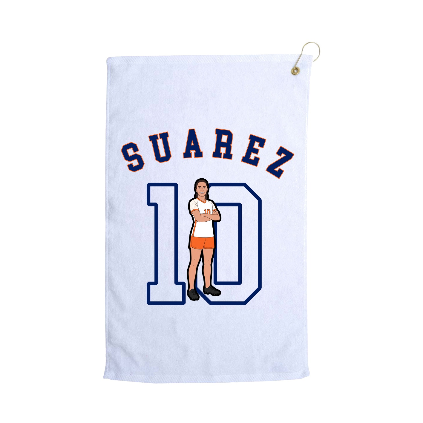 Golf Towel — Shirsey Arch in White