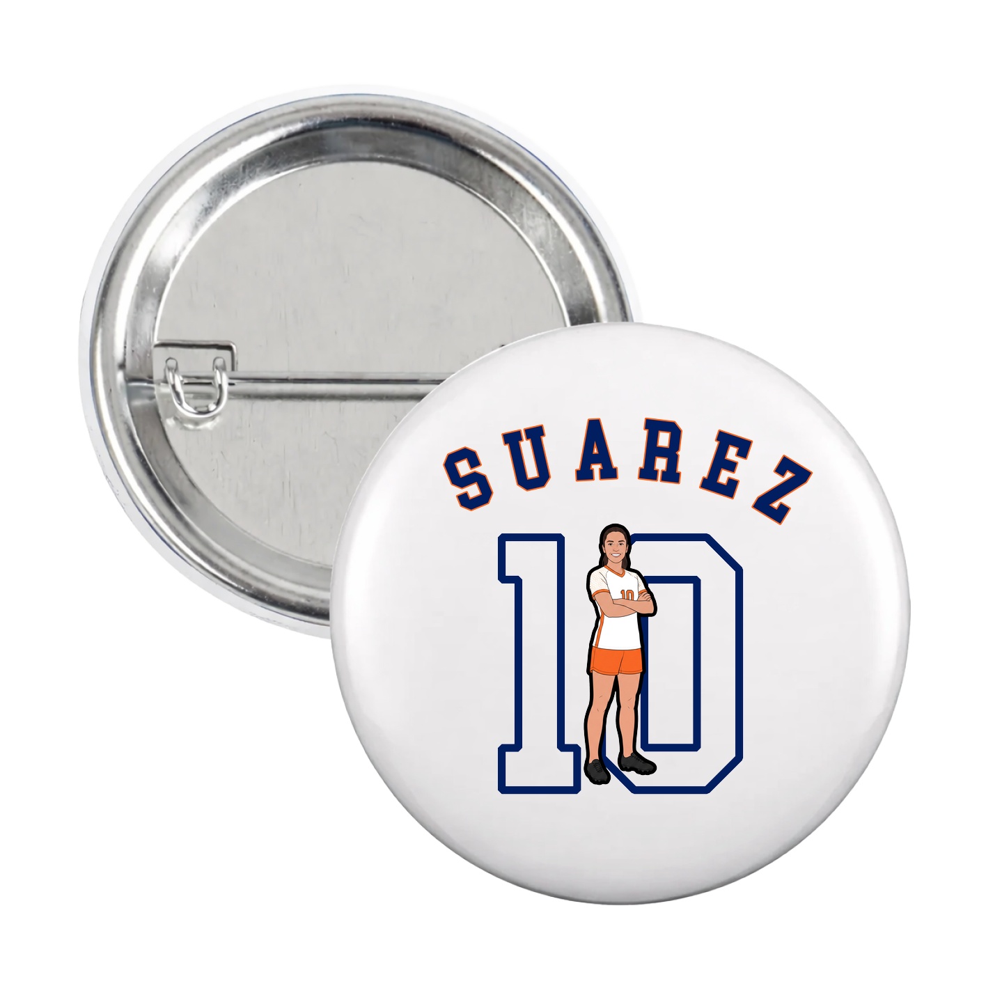 Game Day Button — Shirsey Arch in White