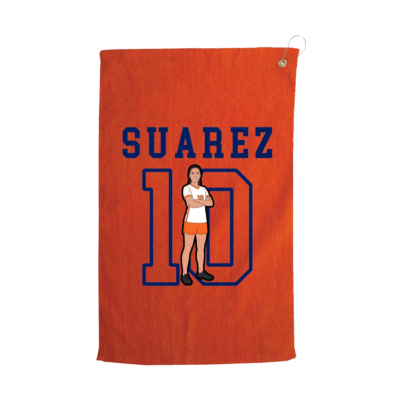Golf Towel — Shirsey in Orange