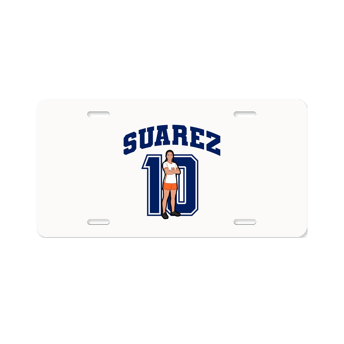 License Plate — Number in Classic