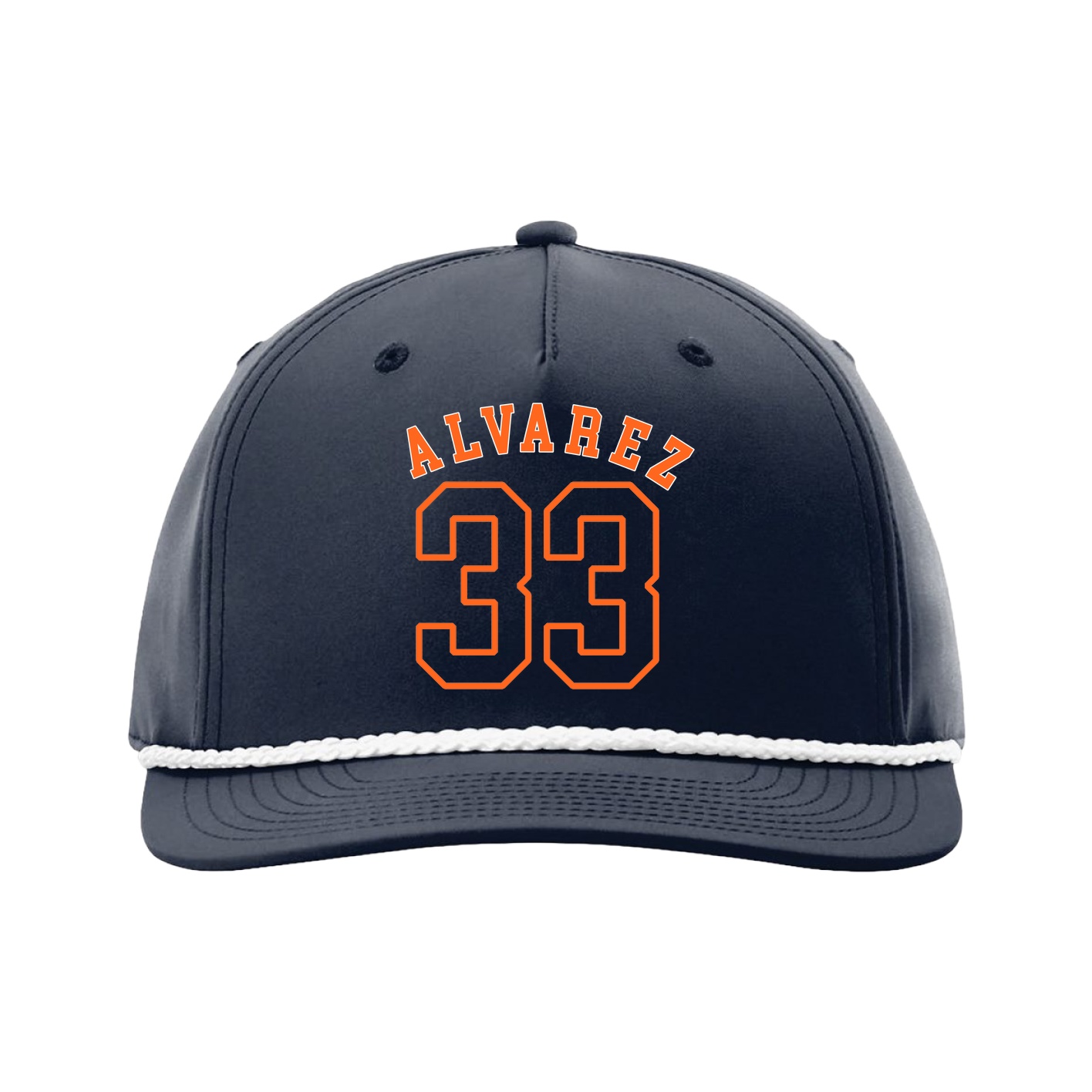 Five-Panel Classic Rope Cap — Shirsey Arch in Navy