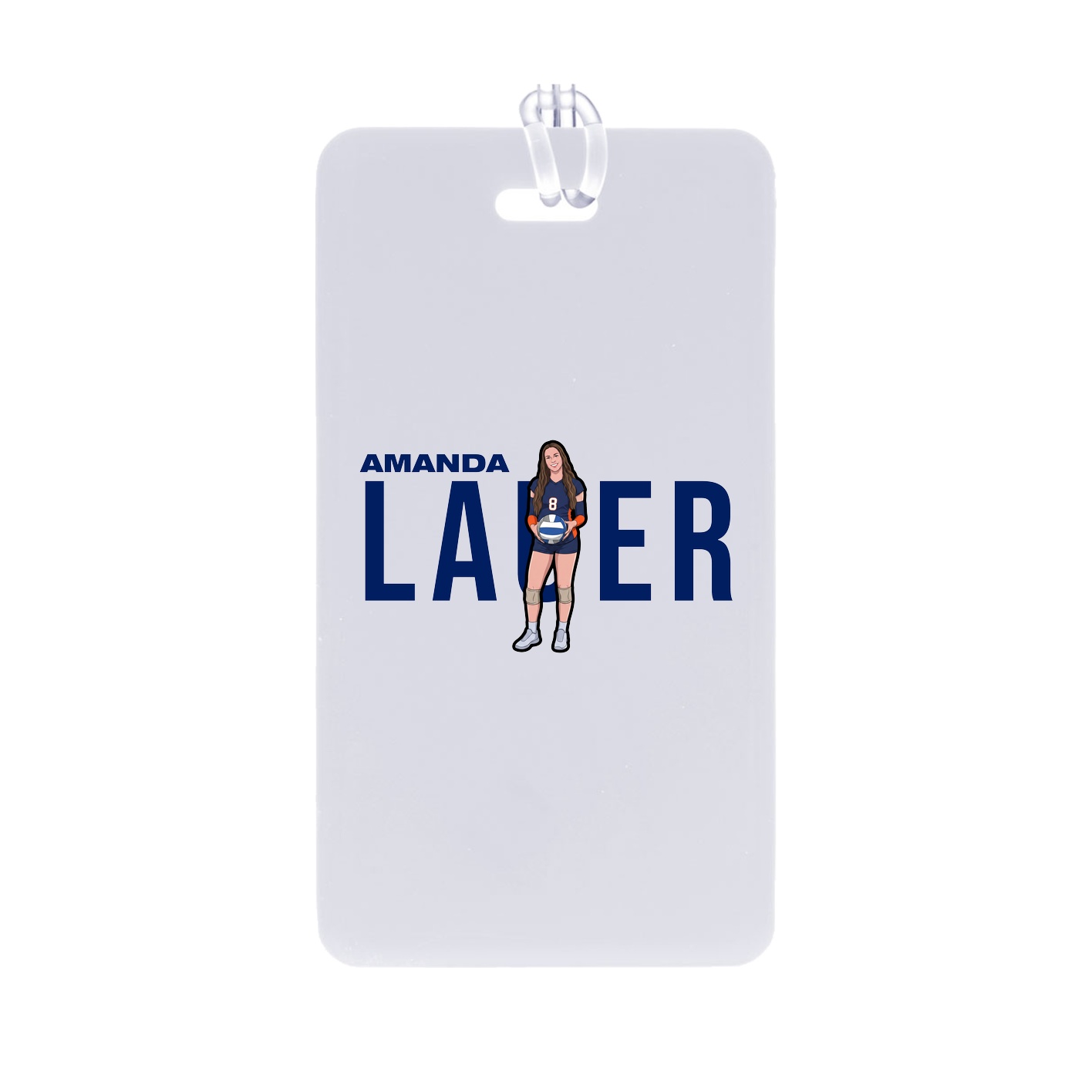 Bag Tag — Player Name in Classic