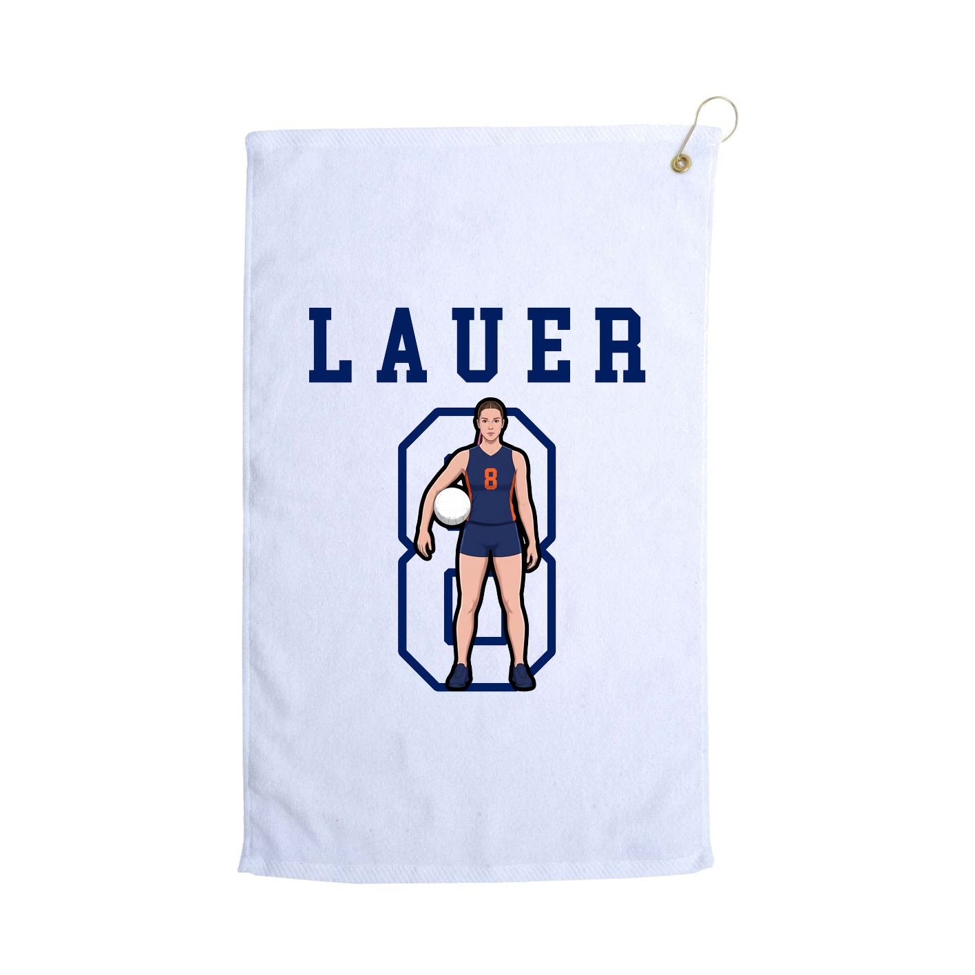 Golf Towel — Shirsey in White