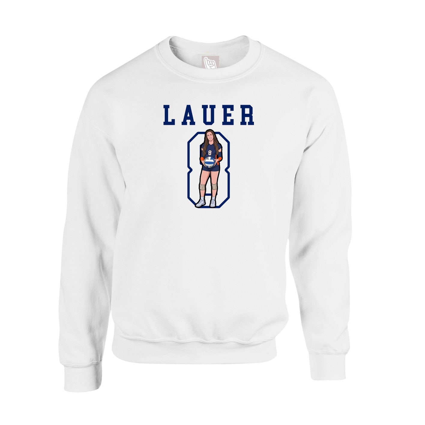 Fleece Crew — Shirsey in White