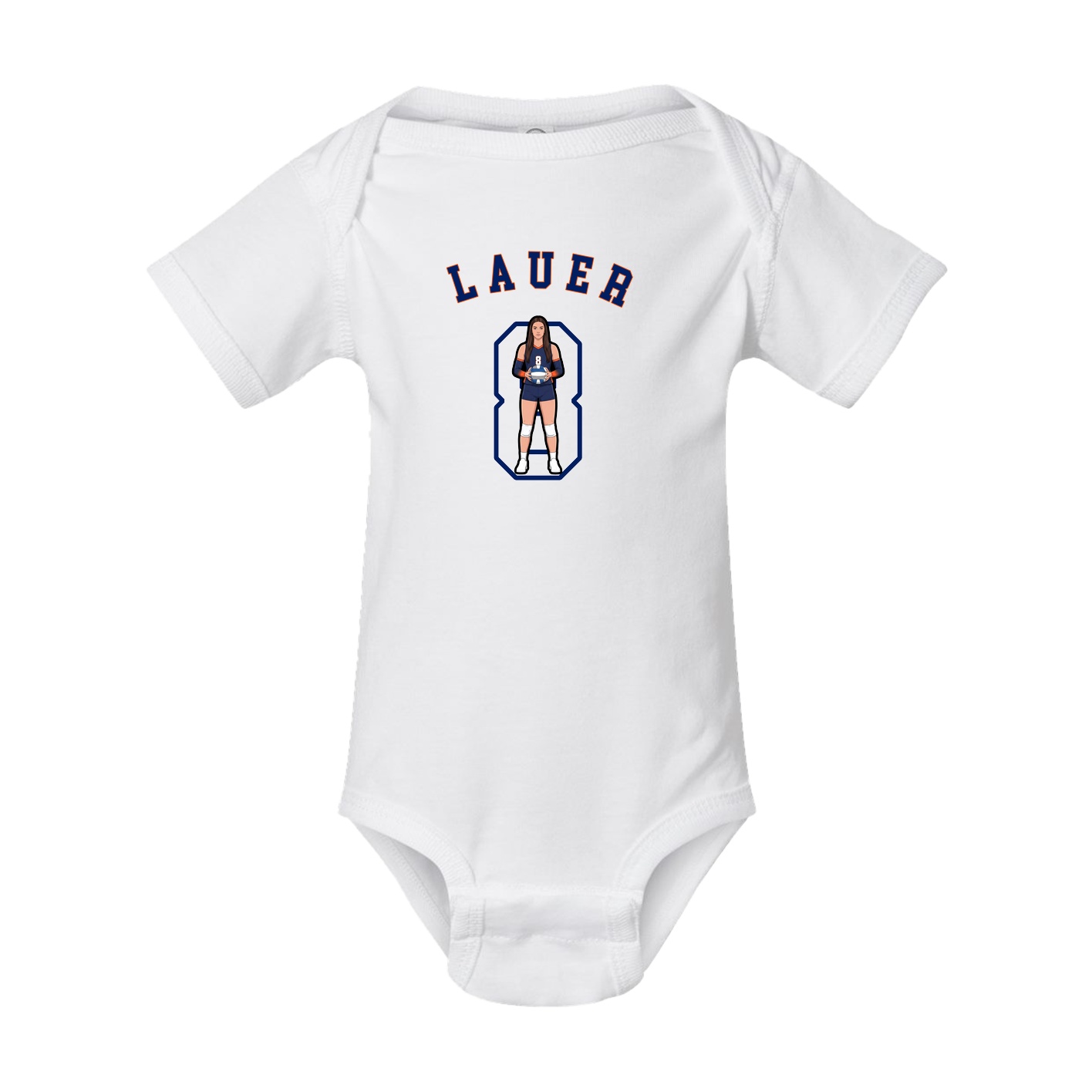 Baby Onesie — Shirsey Arch in White