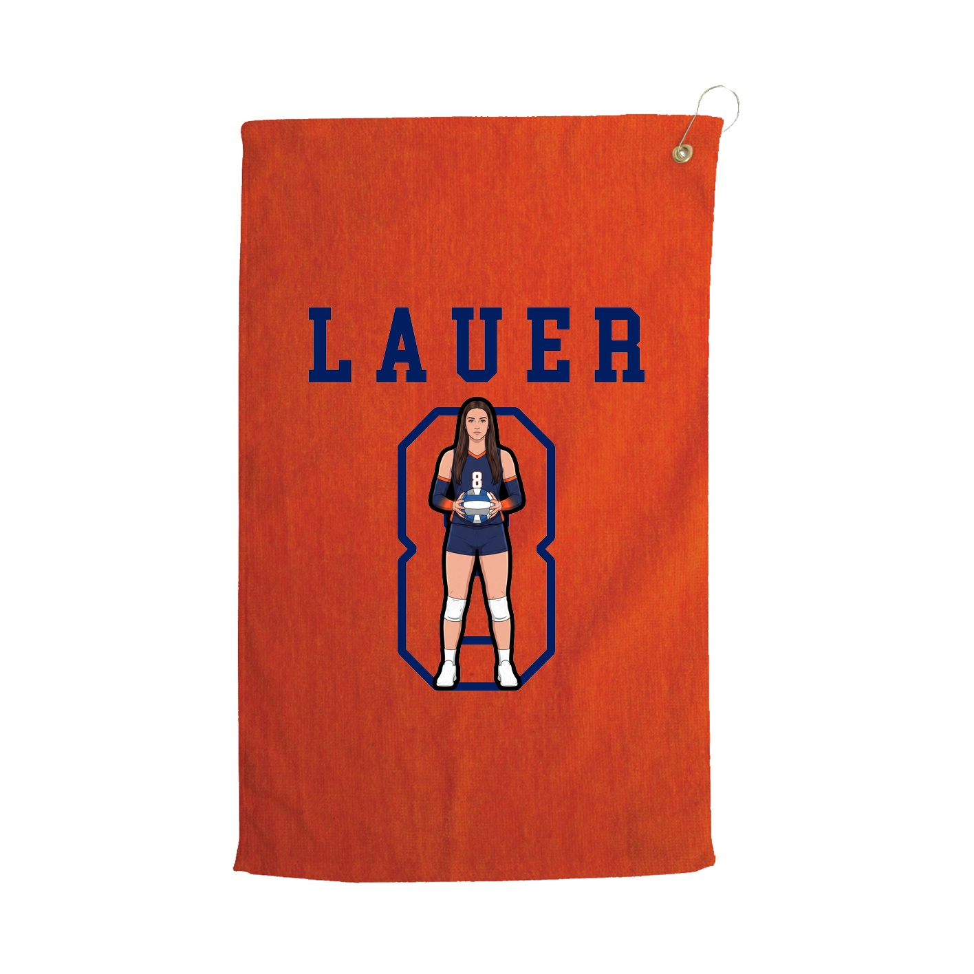 Golf Towel — Shirsey in Orange