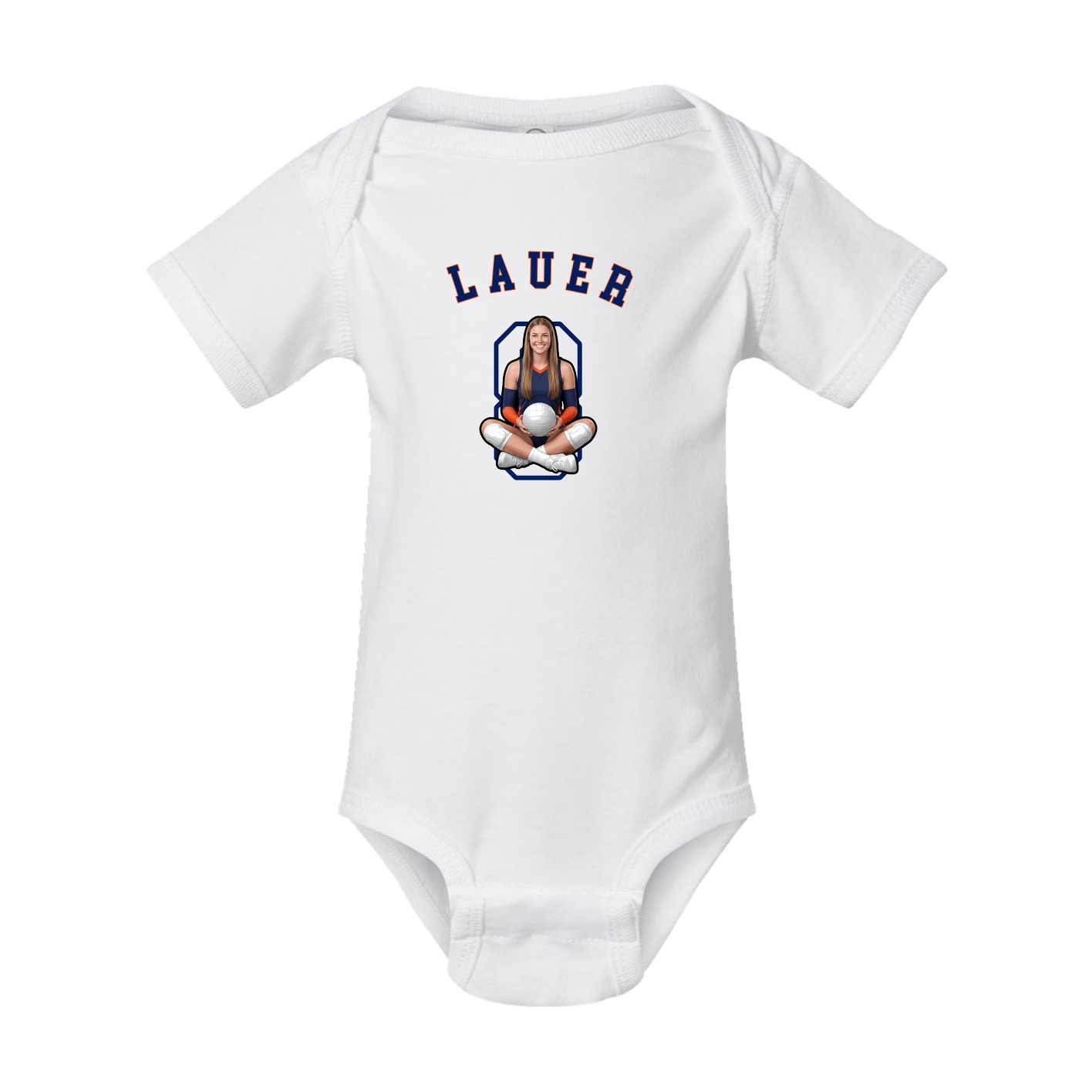 Baby Onesie — Shirsey Arch in White