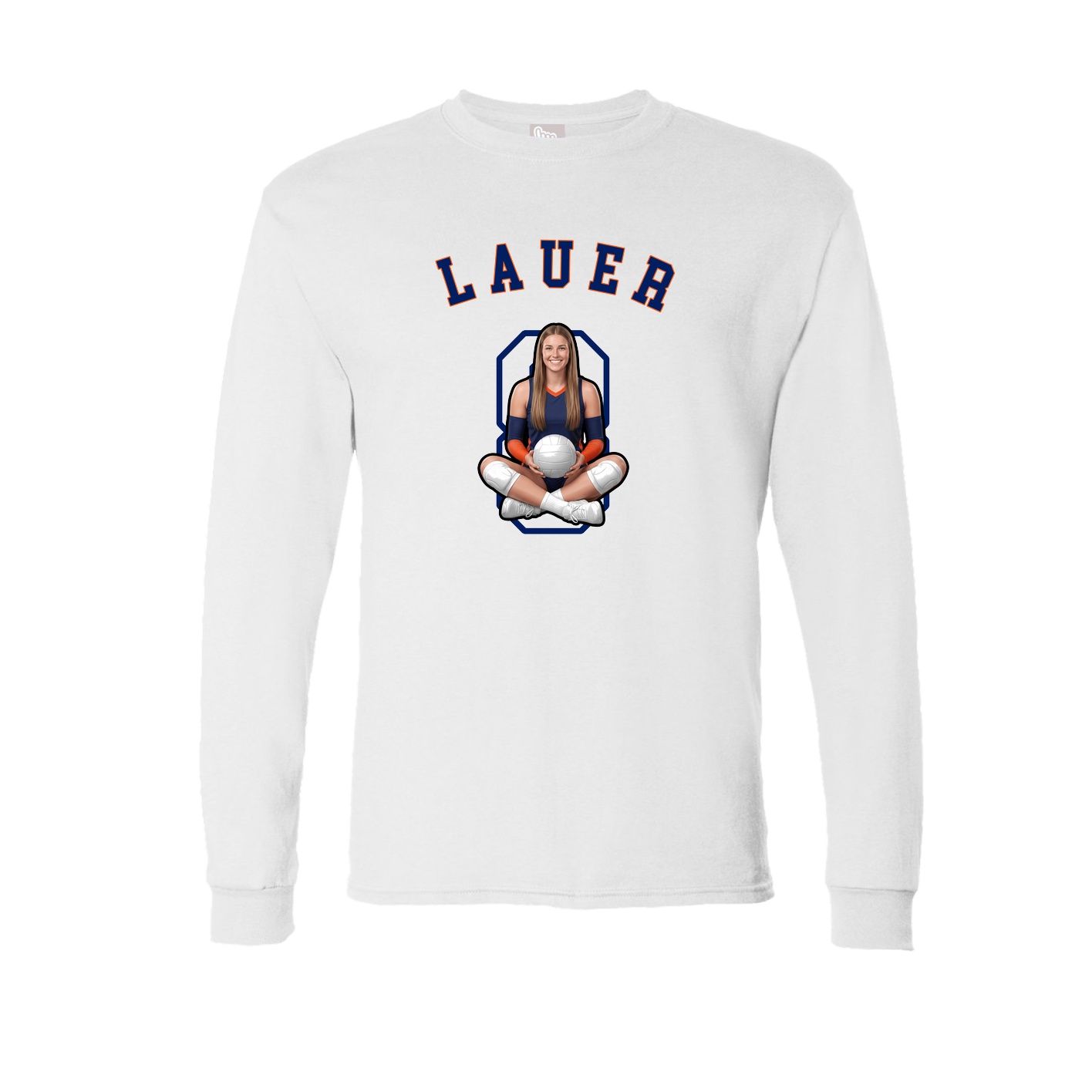 Long Sleeve Tee — Shirsey Arch in White