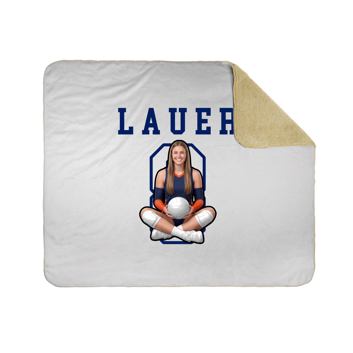 Throw Blanket — Shirsey in White