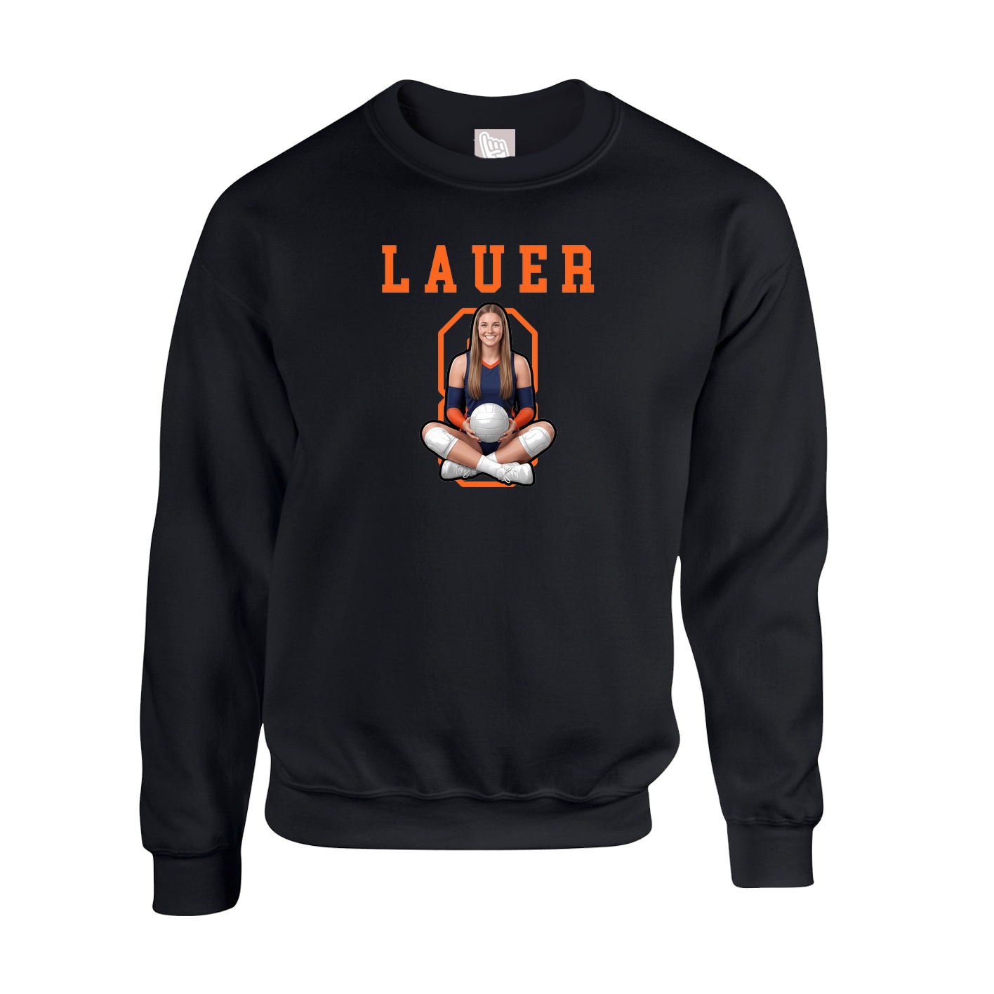 Fleece Crew — Shirsey in Black