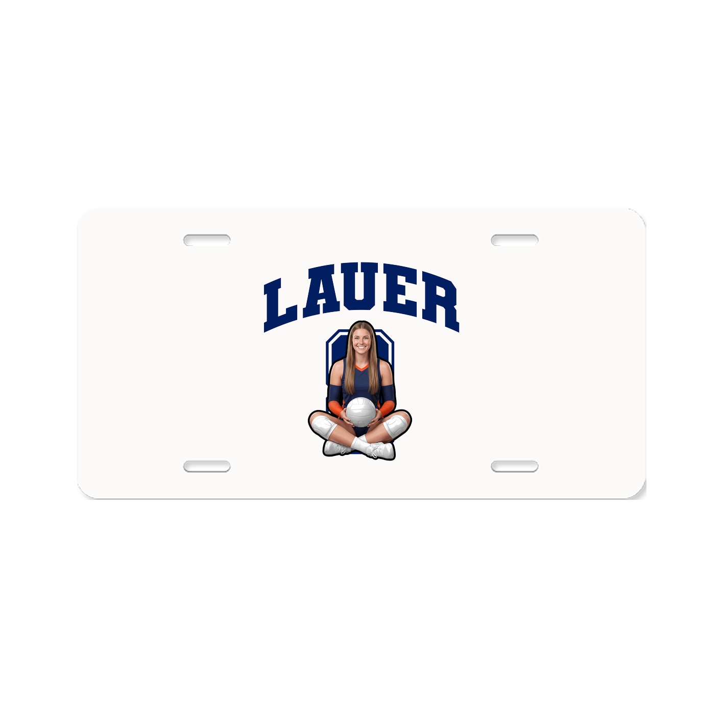 License Plate — Number in Classic