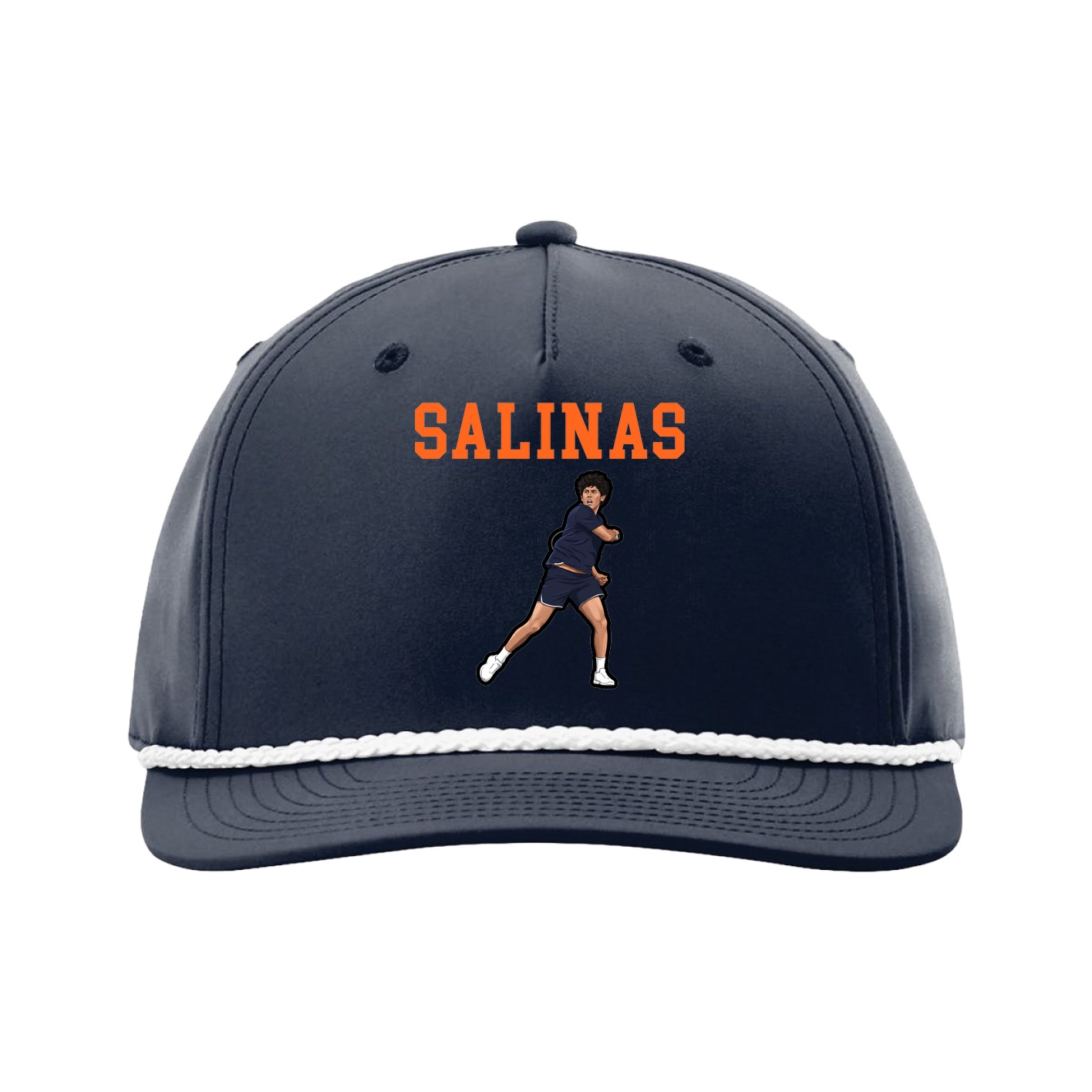 Five-Panel Classic Rope Cap — Shirsey in Navy