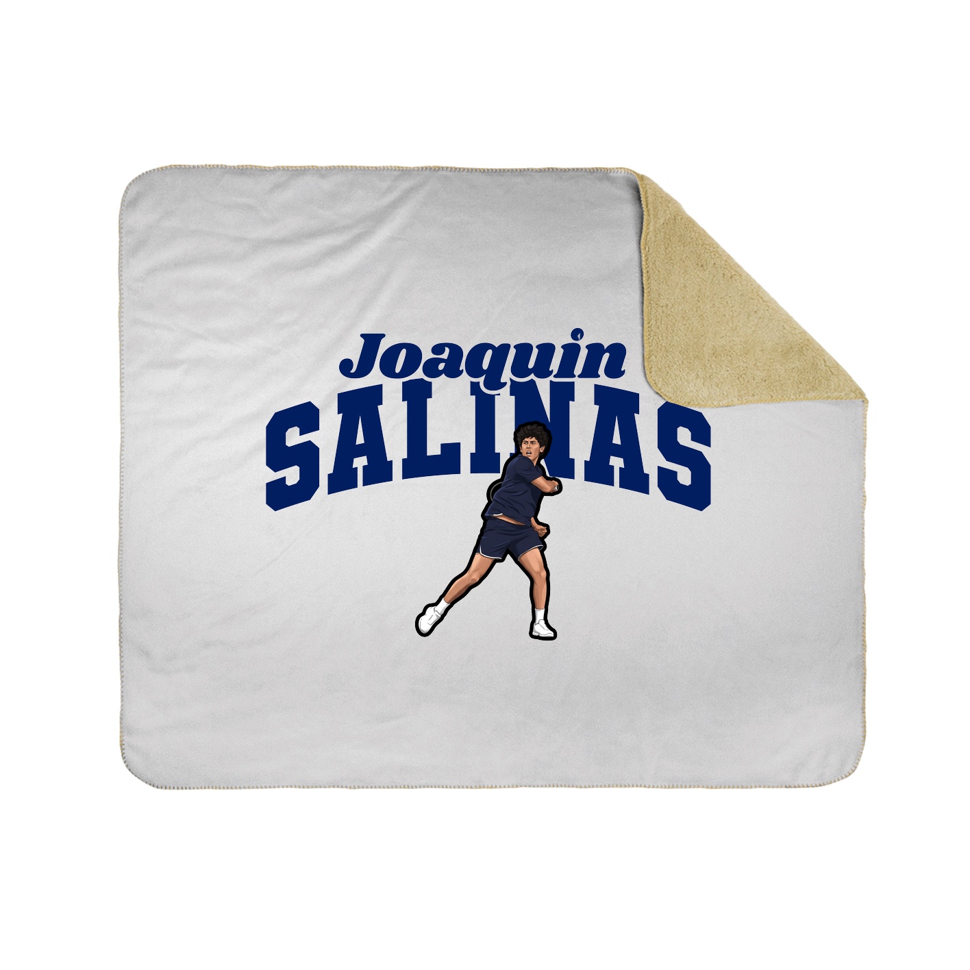 Throw Blanket — Signature Arch in White