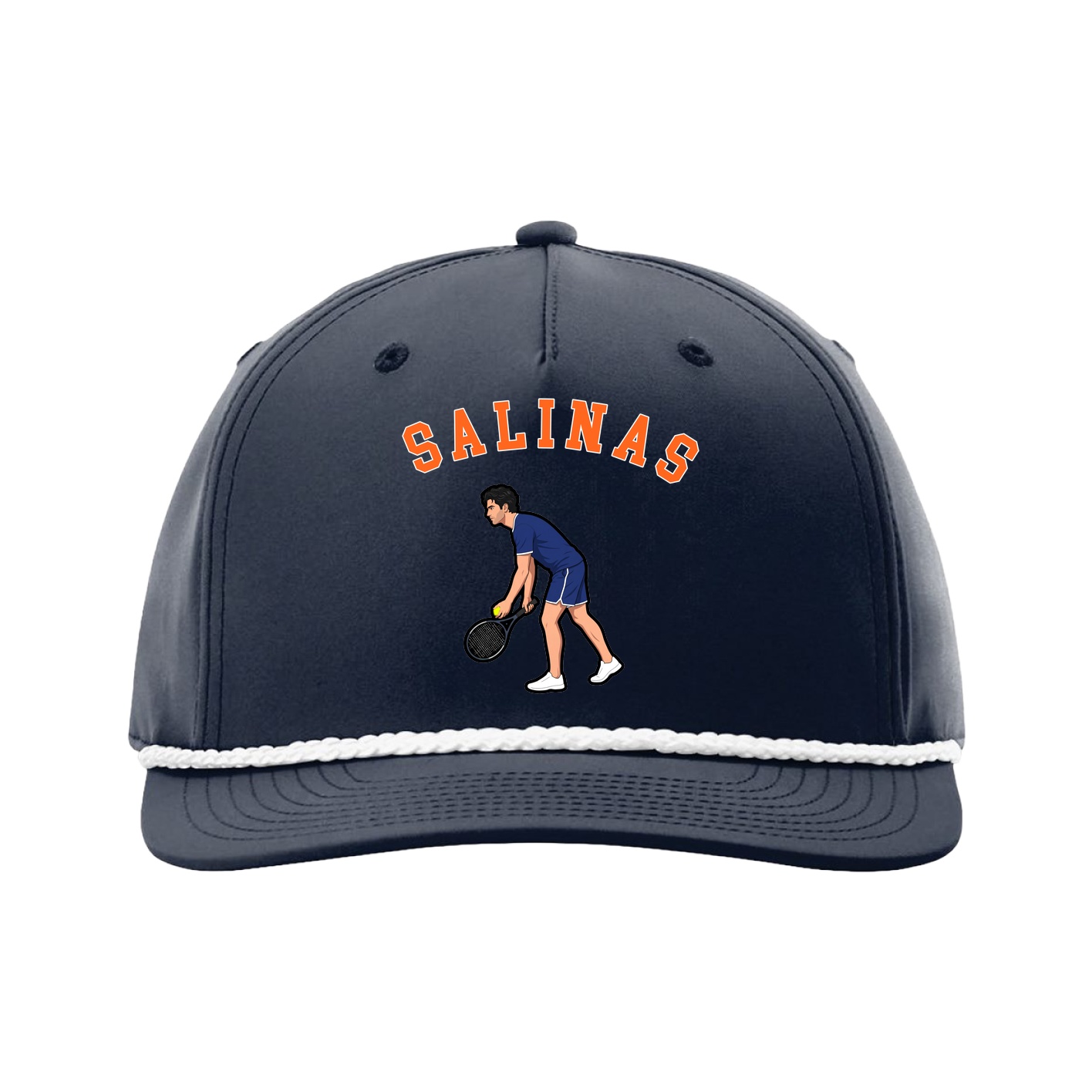 Five-Panel Classic Rope Cap — Shirsey Arch in Navy