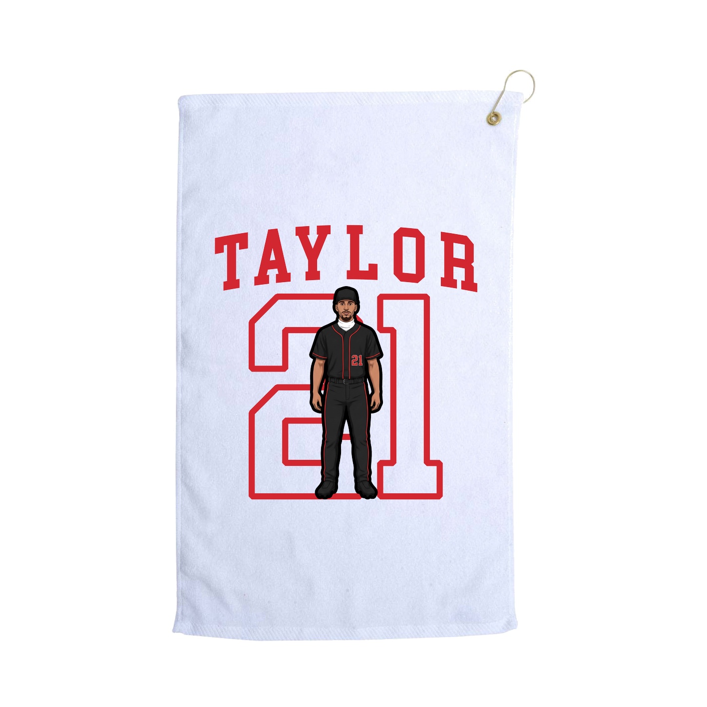 Golf Towel — Shirsey in White