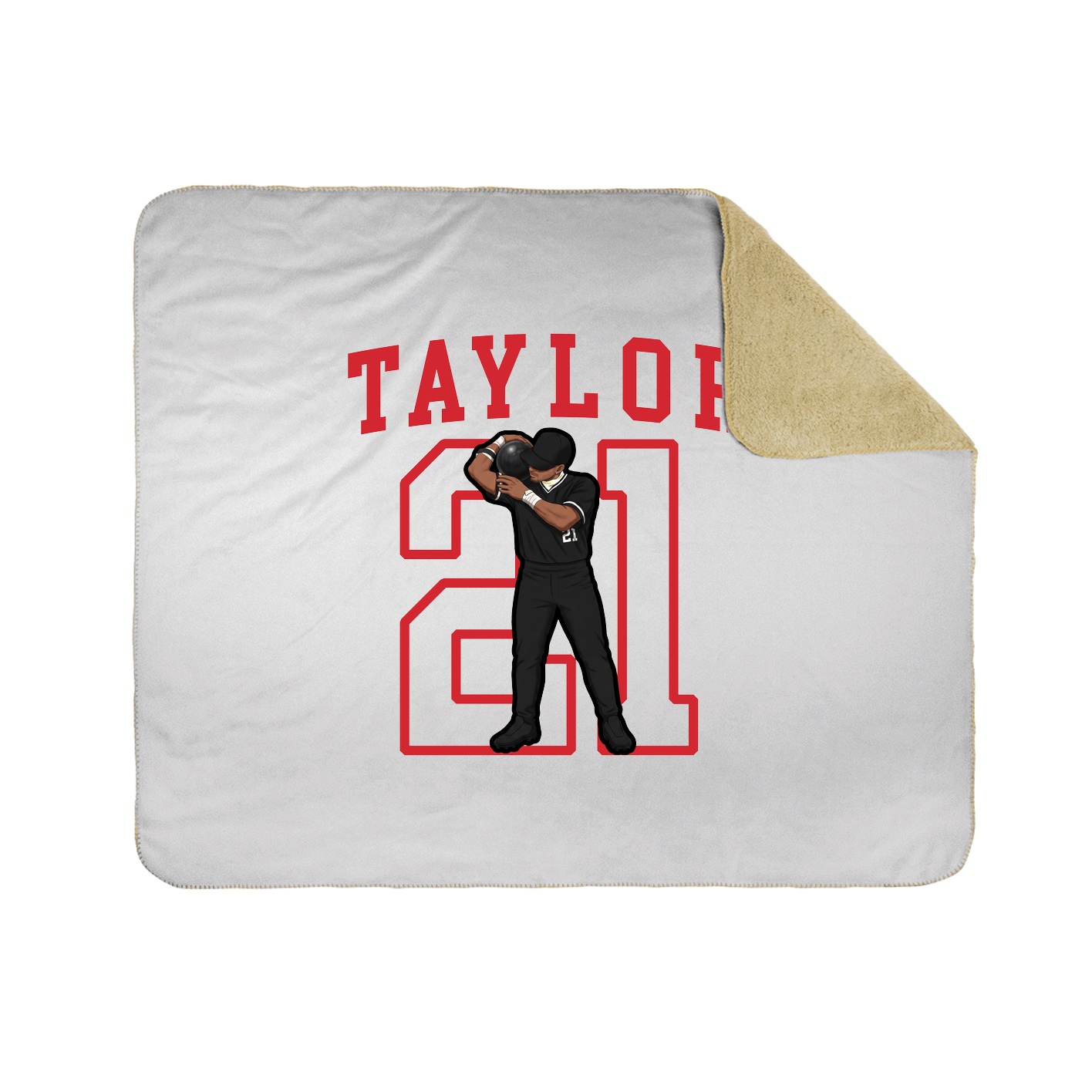 Throw Blanket — Shirsey in White