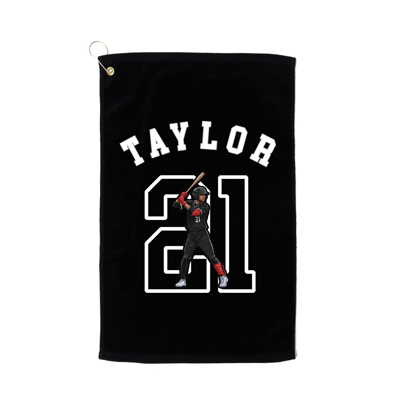 Golf Towel — Shirsey Arch in Black