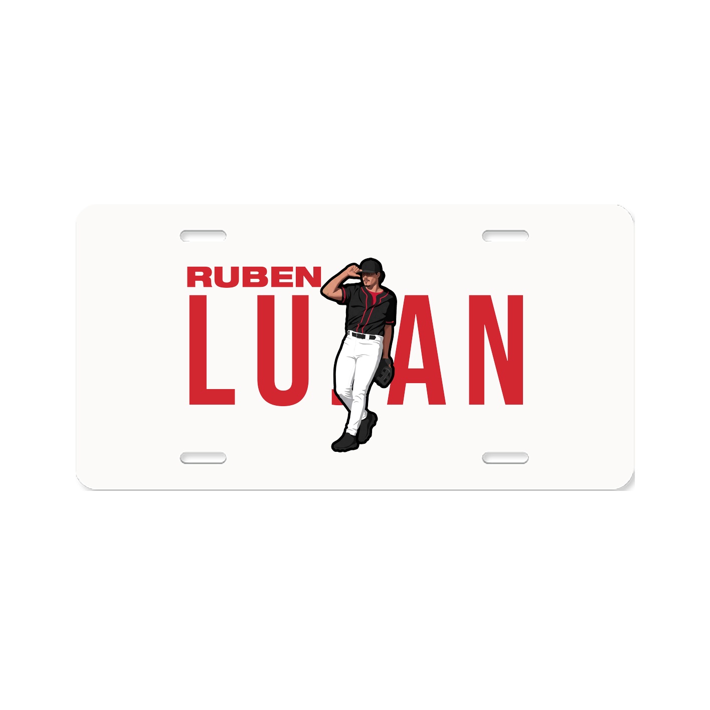 License Plate — Player Name in Classic