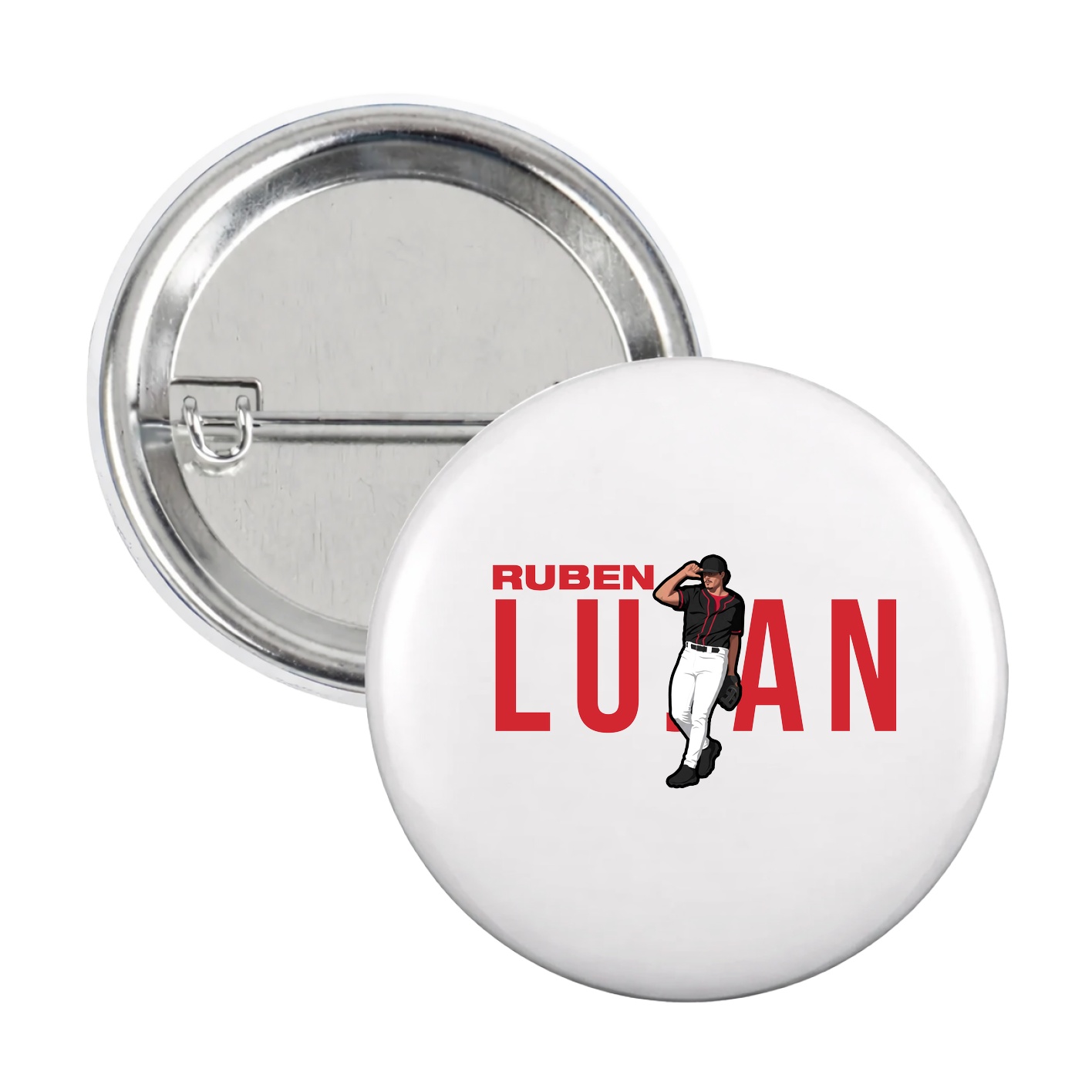 Game Day Button — Player Name in White