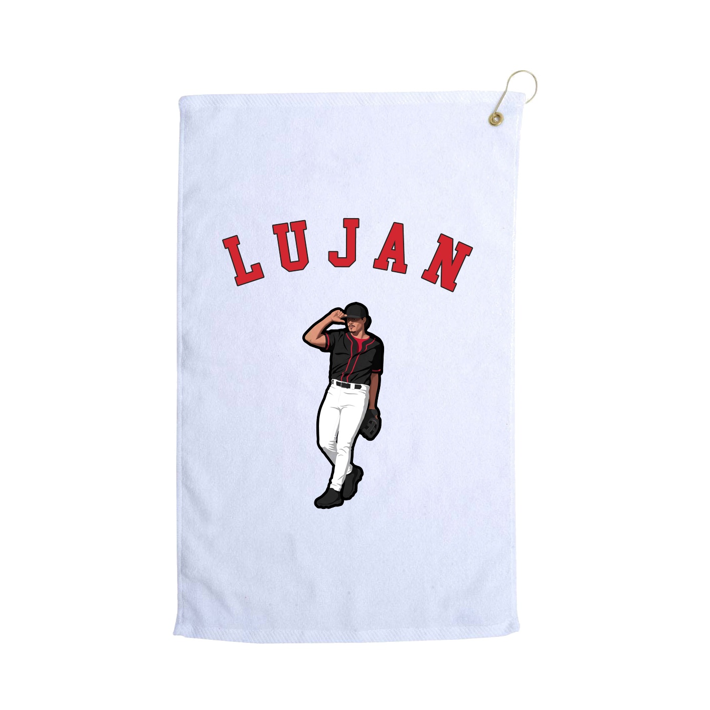 Golf Towel — Shirsey Arch in White