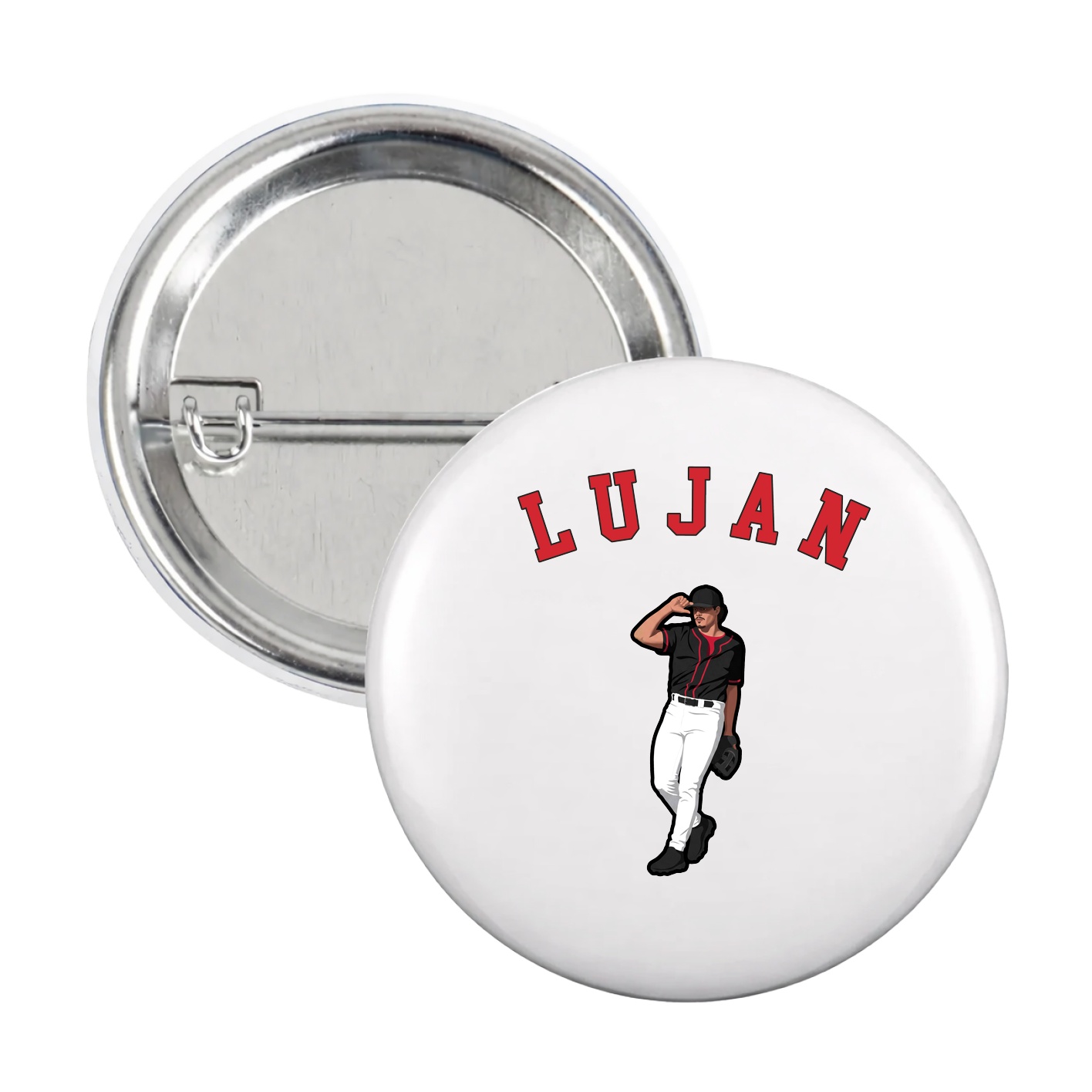 Game Day Button — Shirsey Arch in White