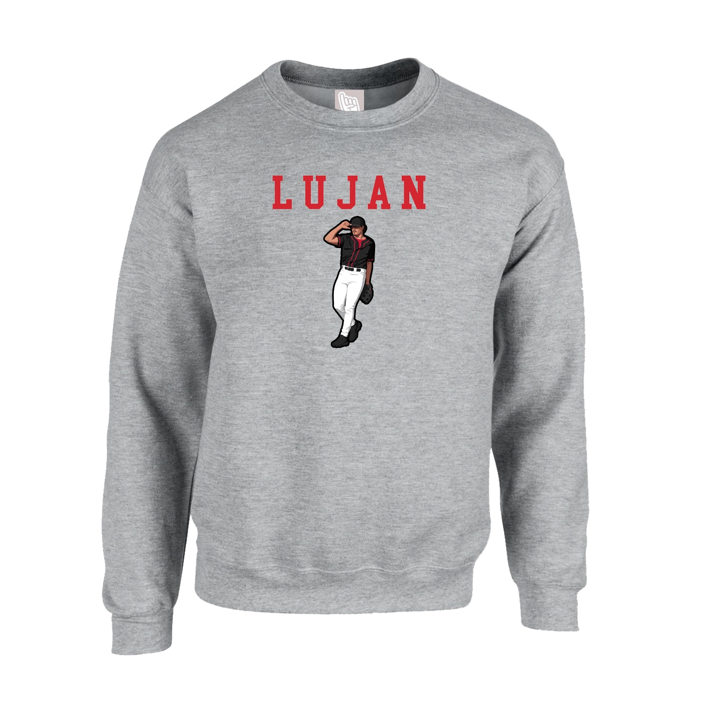 Fleece Crew — Shirsey in Grey