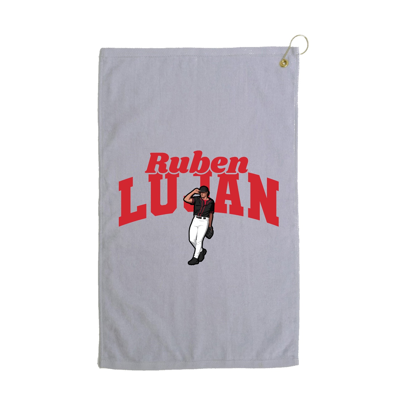 Golf Towel — Signature Arch in Grey