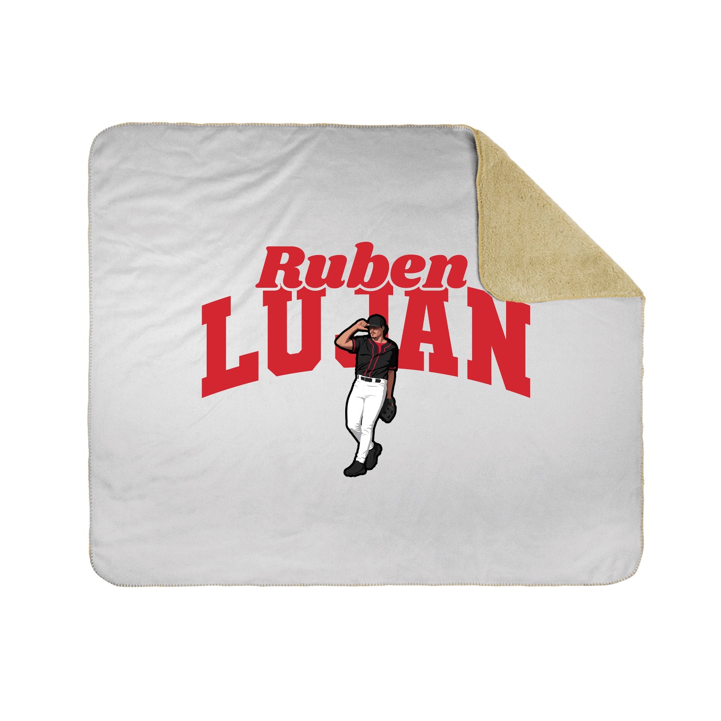 Throw Blanket — Signature Arch in White