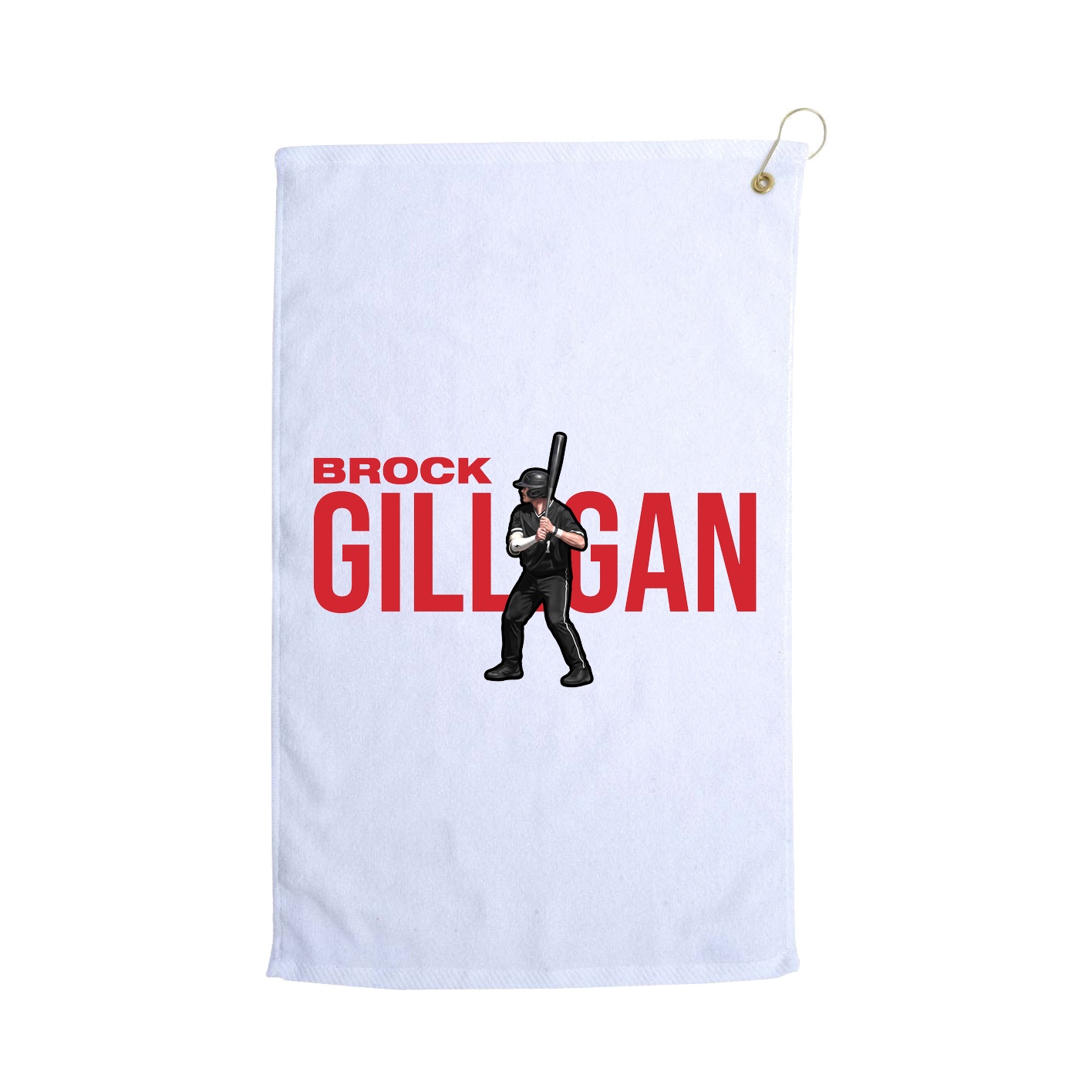 Golf Towel — Player Name in White