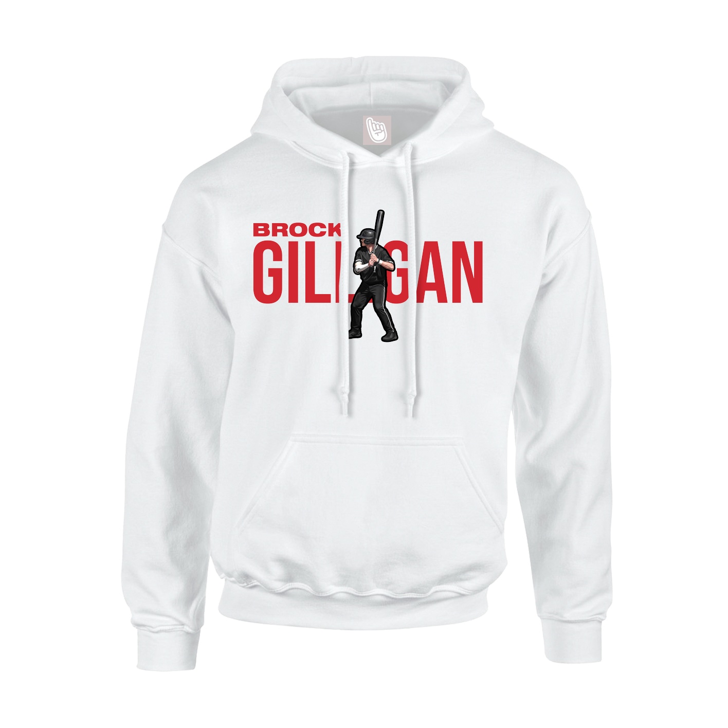 Hoodie — Player Name in White