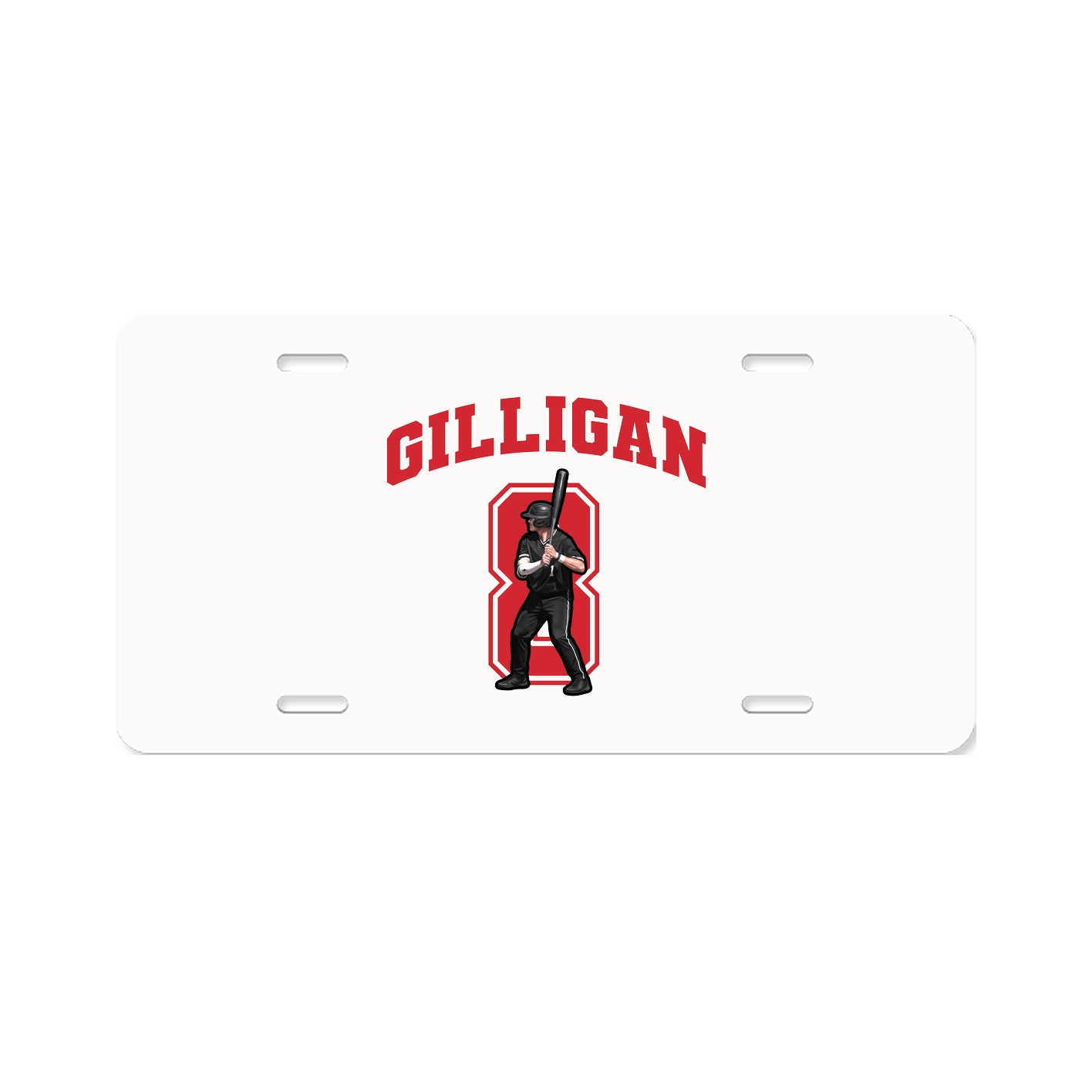 License Plate — Number in Classic