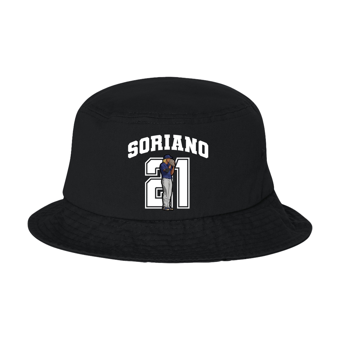 Bucket Cap — Number in Black