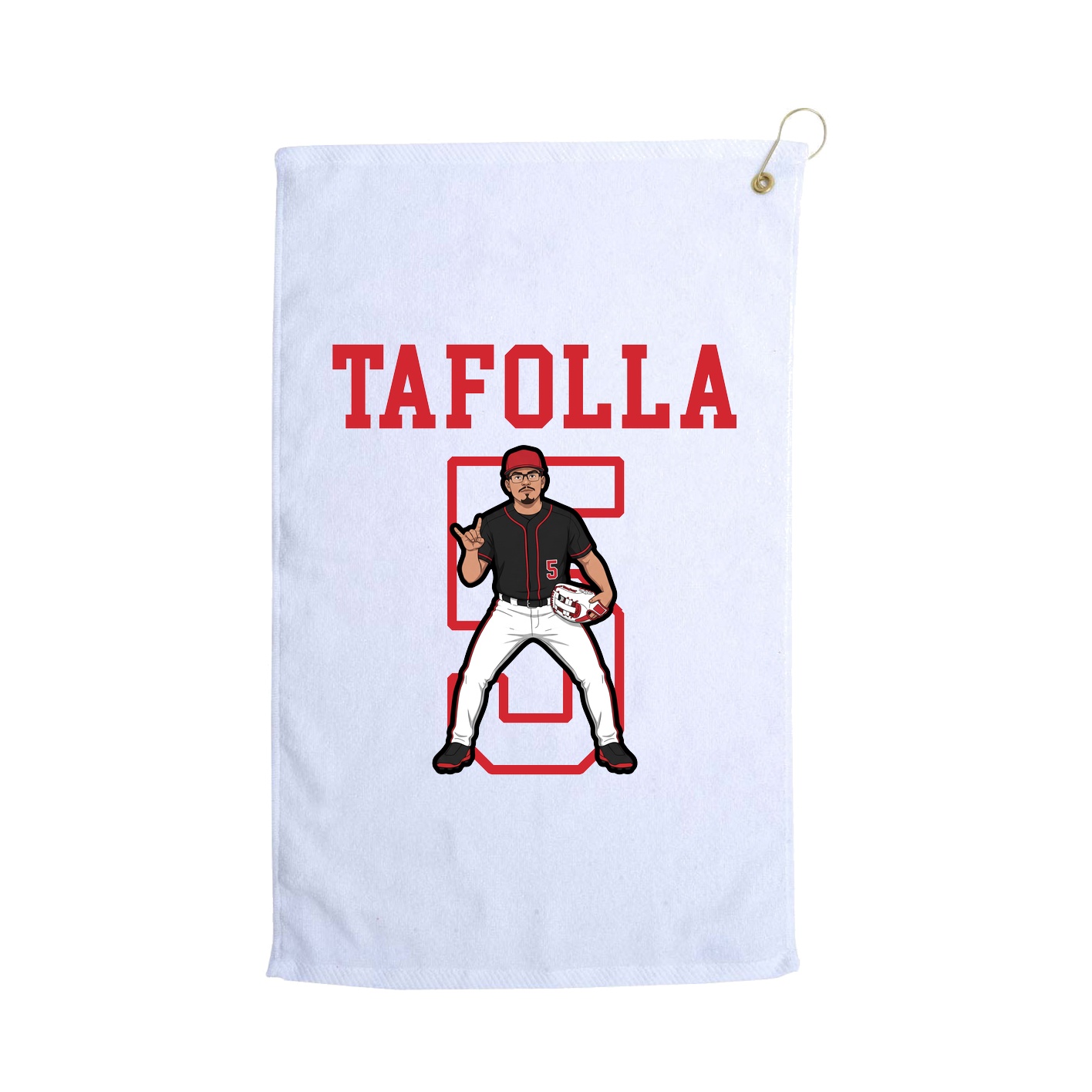 Golf Towel — Shirsey in White