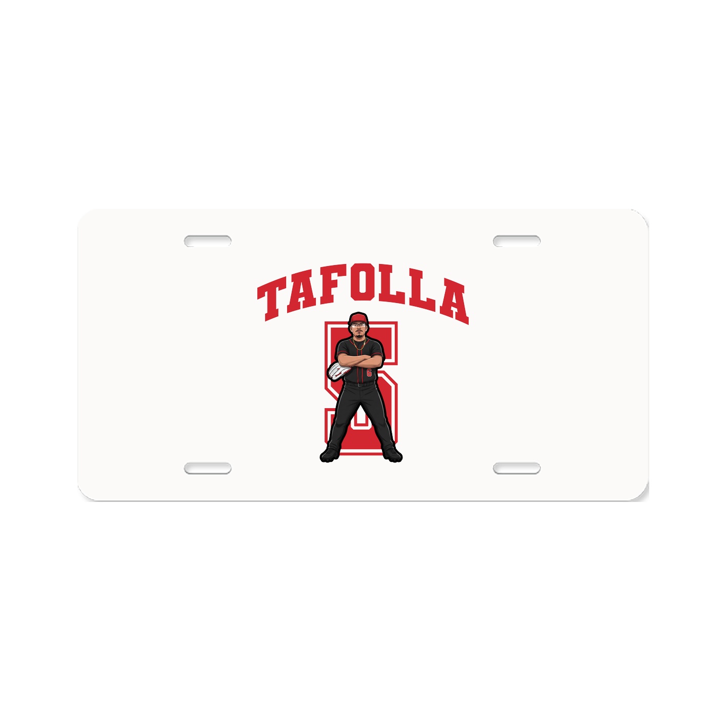 License Plate — Number in Classic