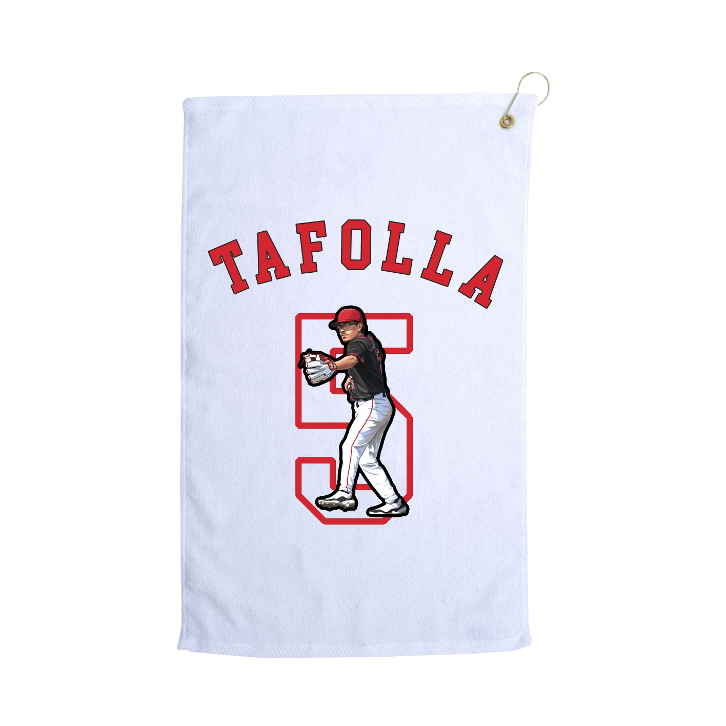 Golf Towel — Shirsey Arch in White