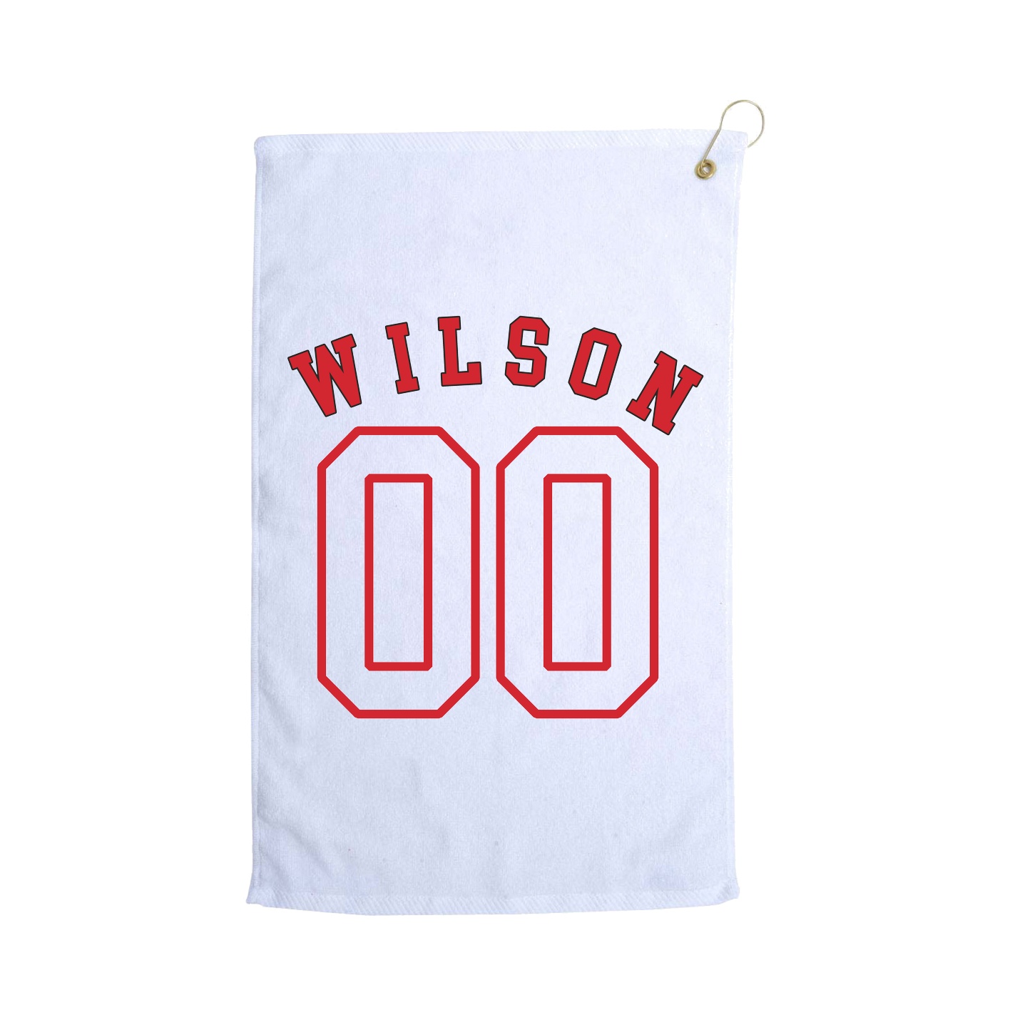 Golf Towel — Shirsey Arch in White