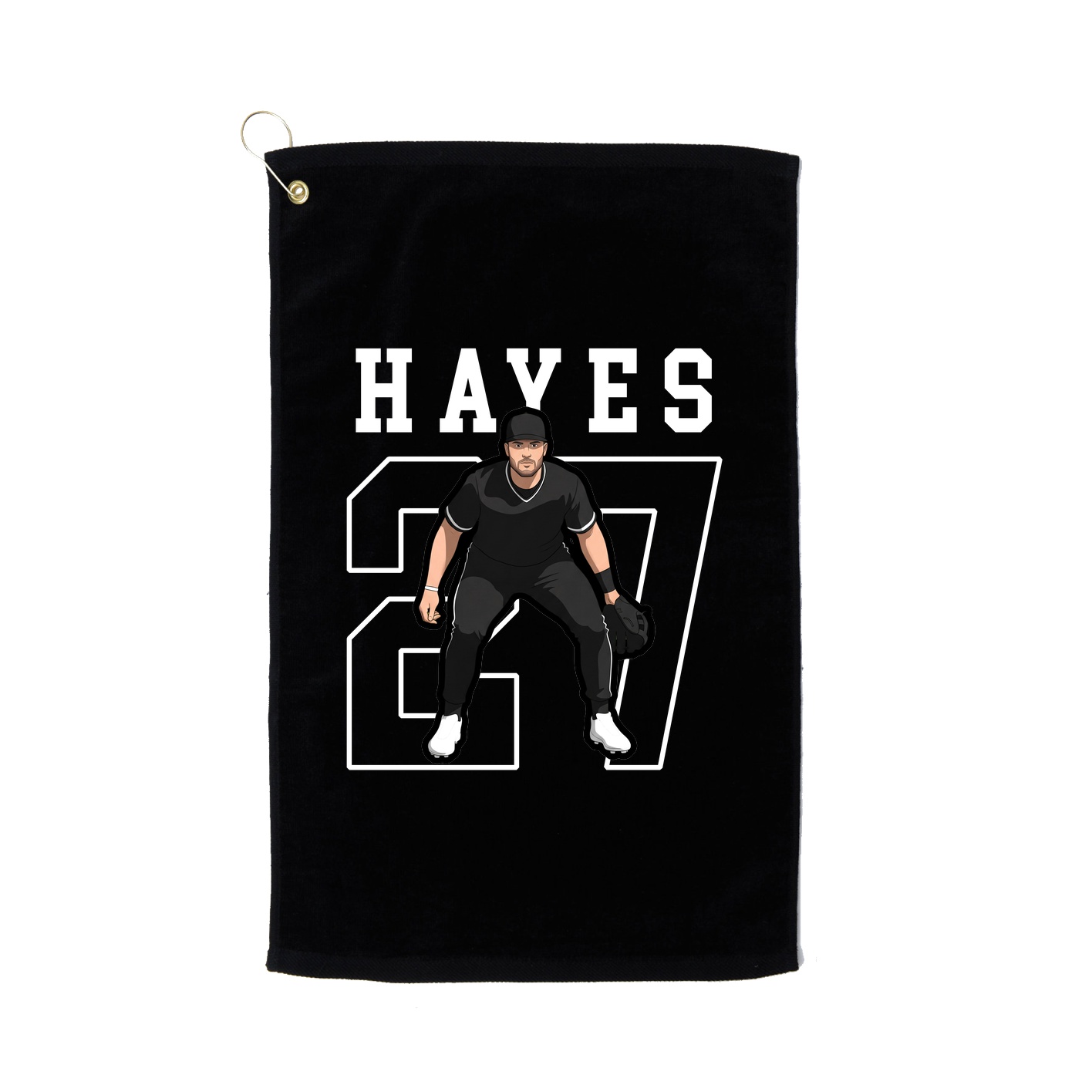 Golf Towel — Shirsey in Black