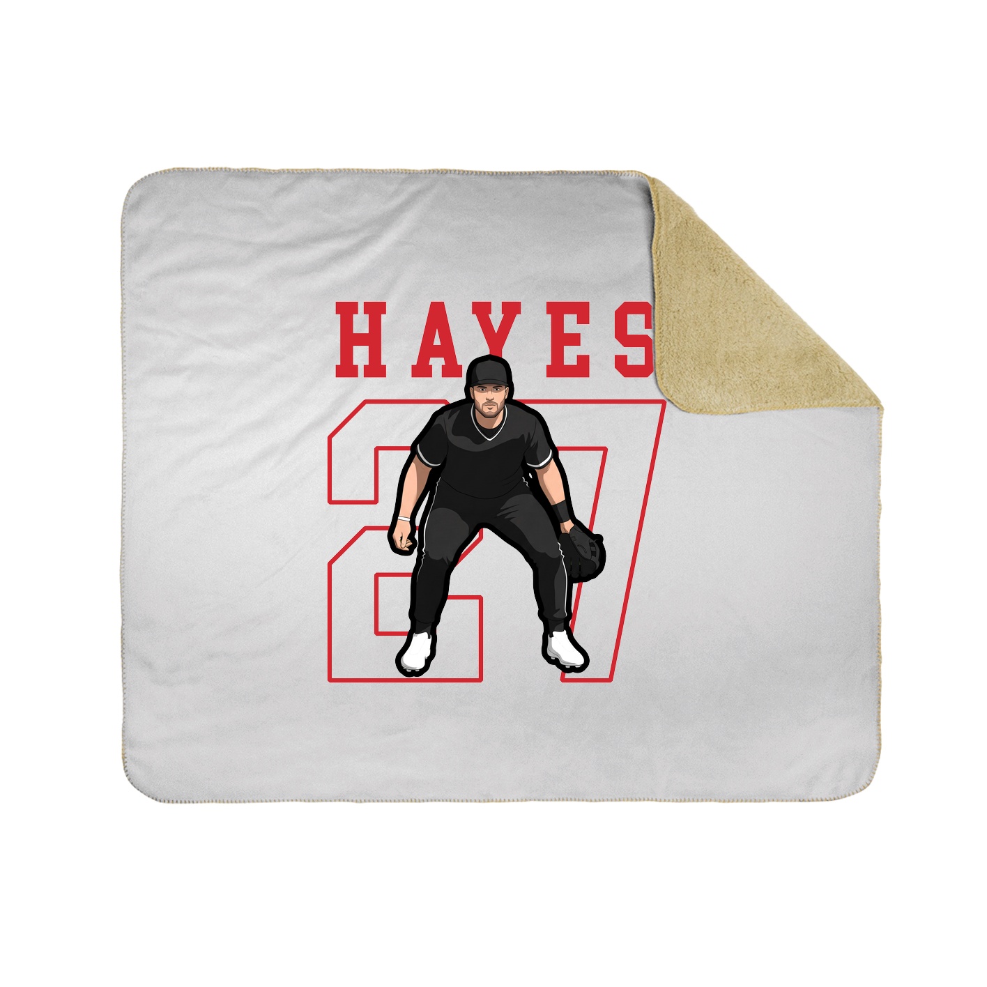 Throw Blanket — Shirsey in White