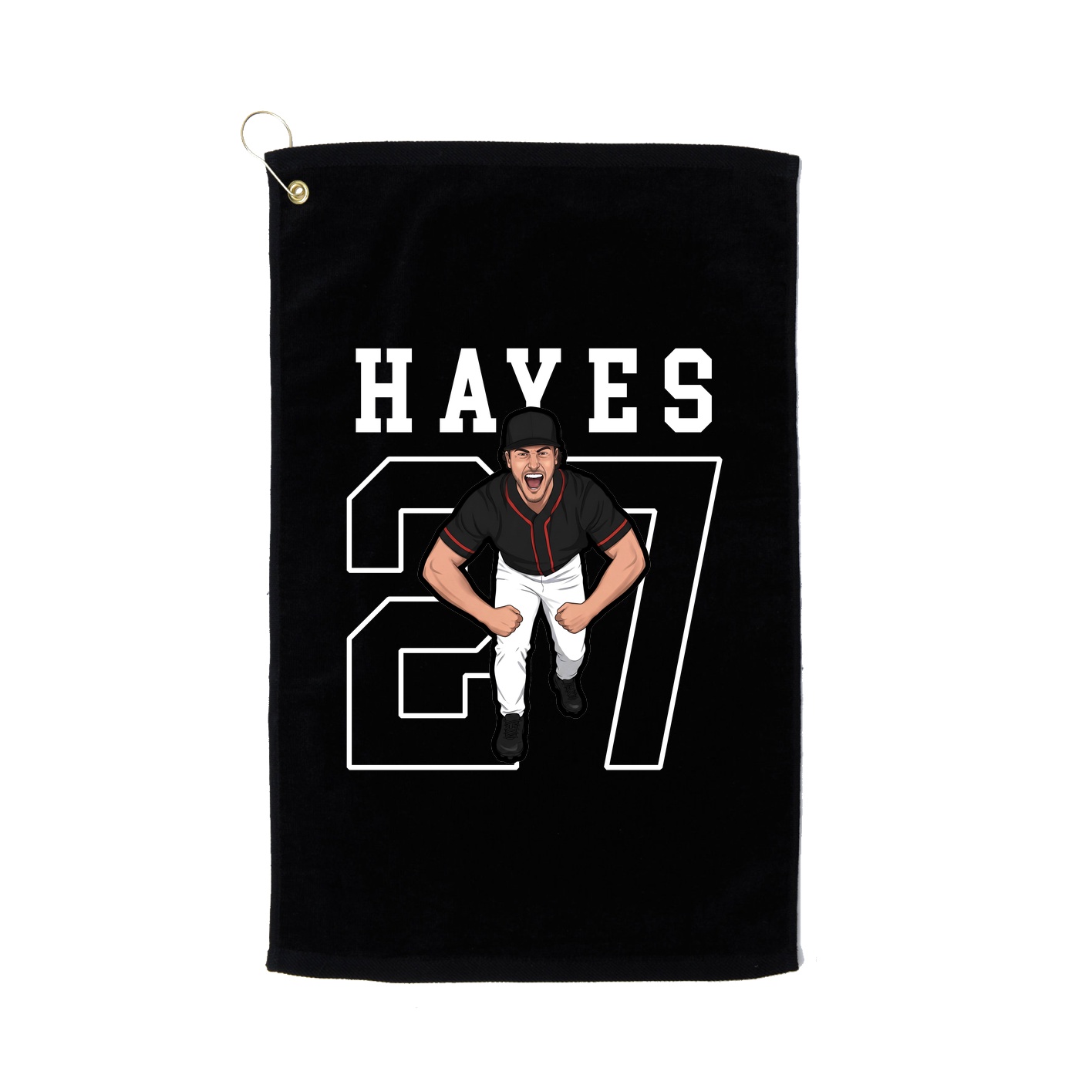 Golf Towel — Shirsey in Black