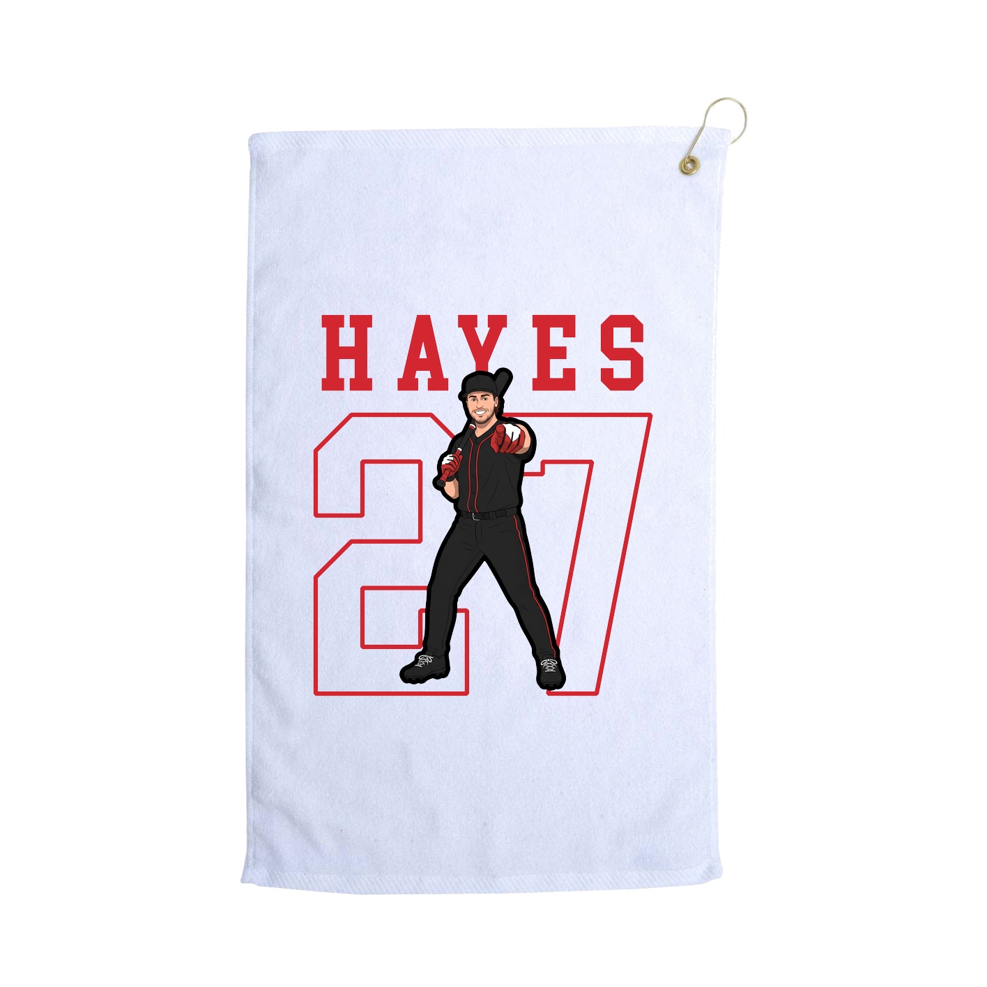 Golf Towel — Shirsey in White