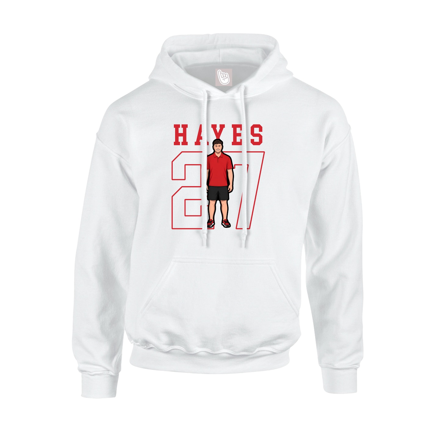 Youth Hoodie — Shirsey in White