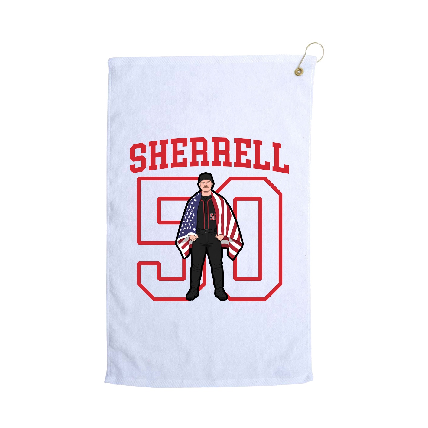 Golf Towel — Shirsey in White