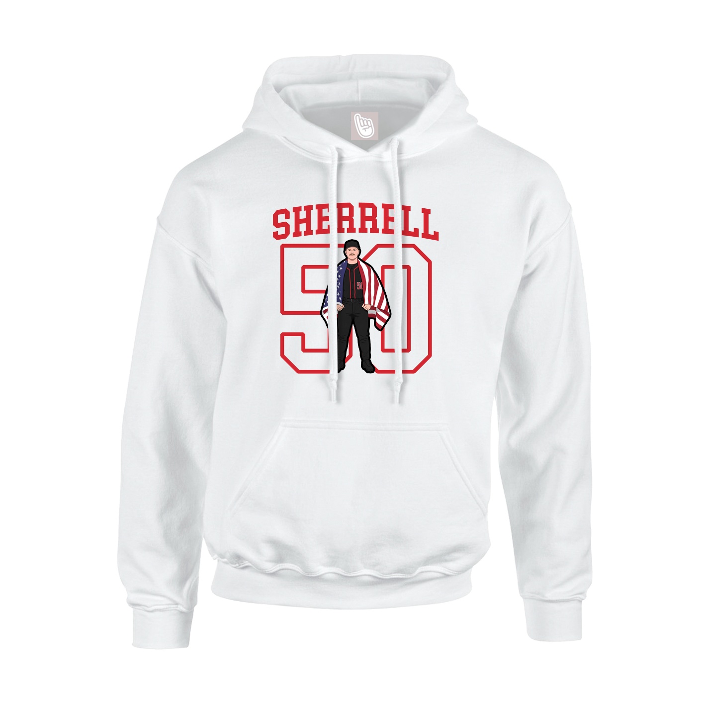 Hoodie — Shirsey in White