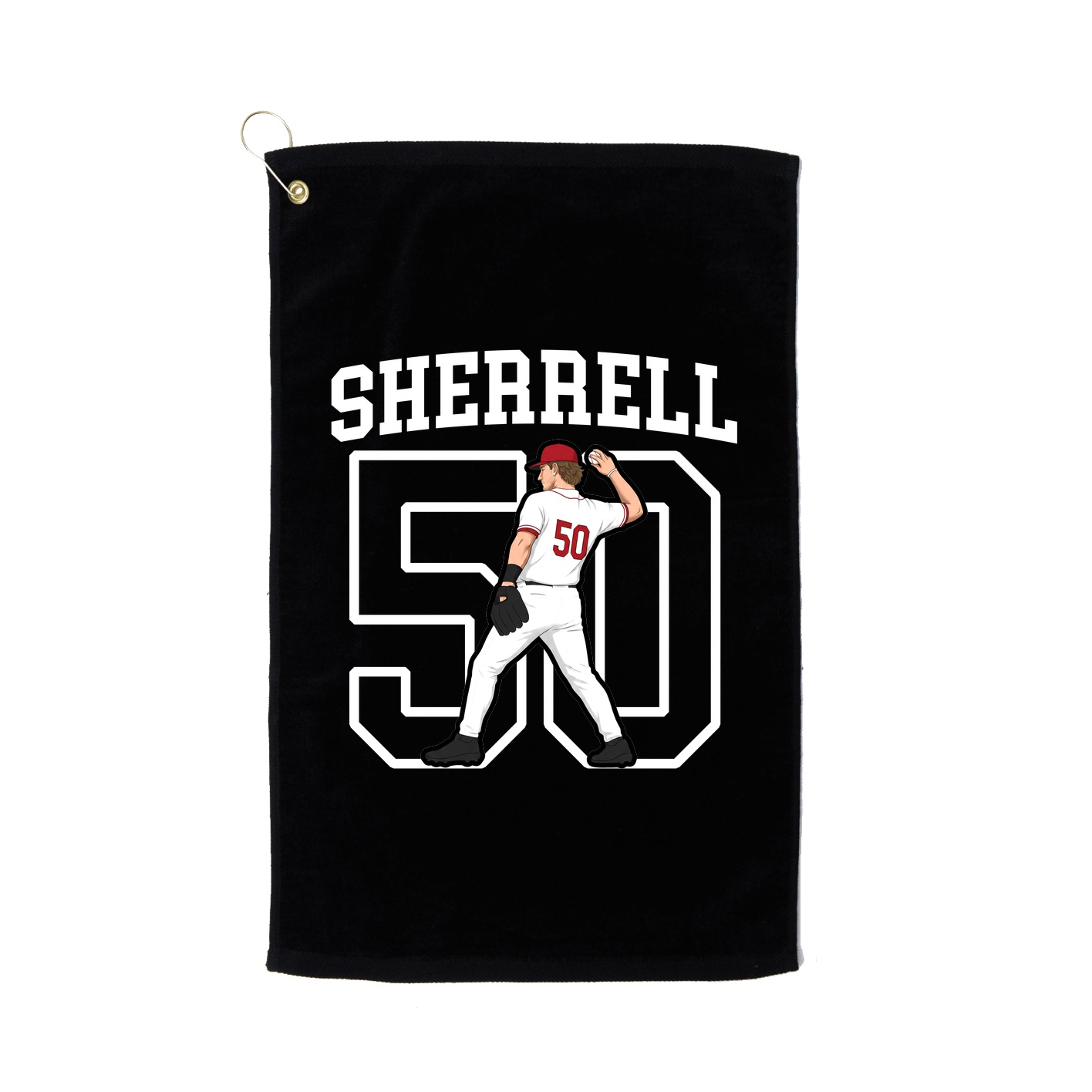 Golf Towel — Shirsey in Black