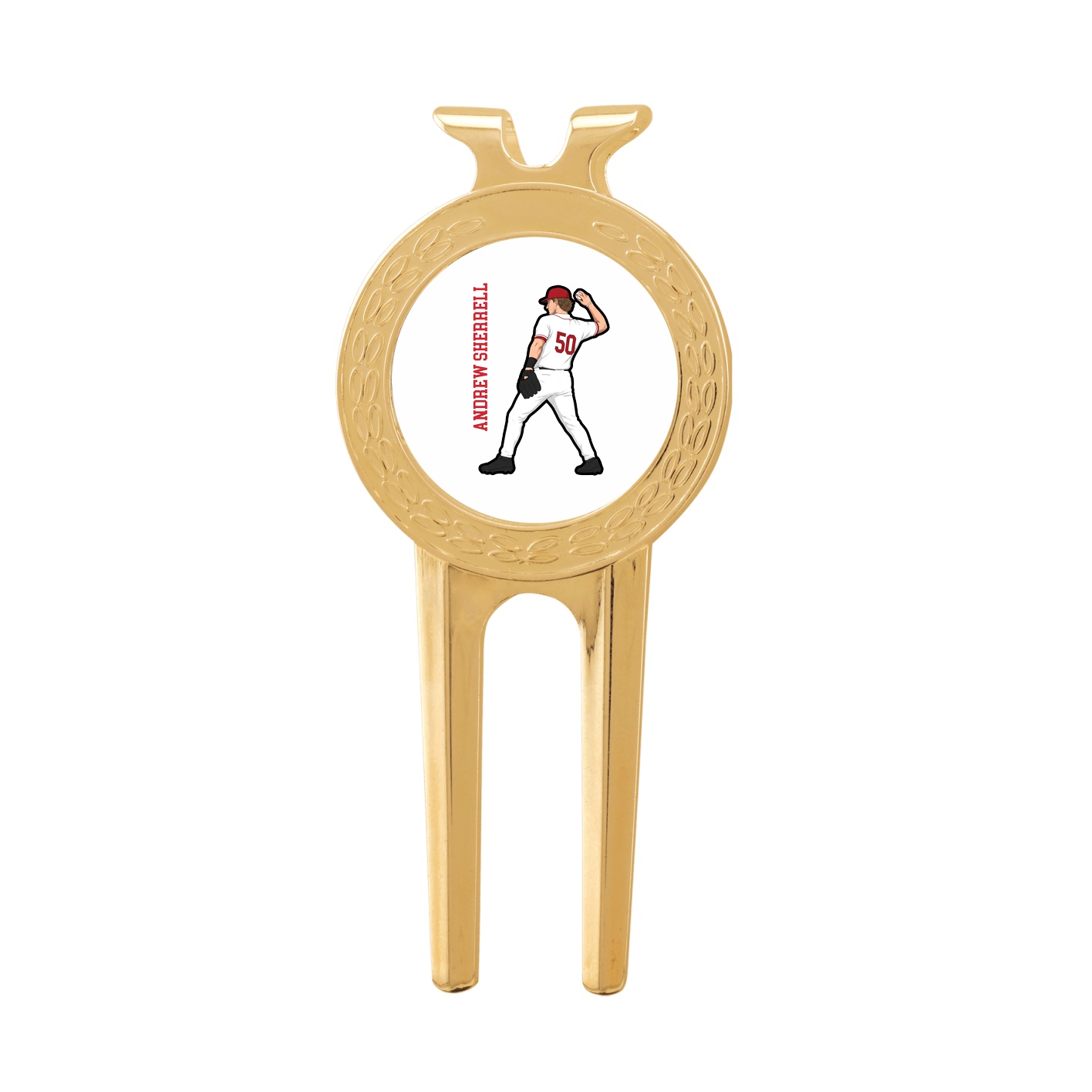 Divot Tool with Ball Marker — Name Vertical in Classic