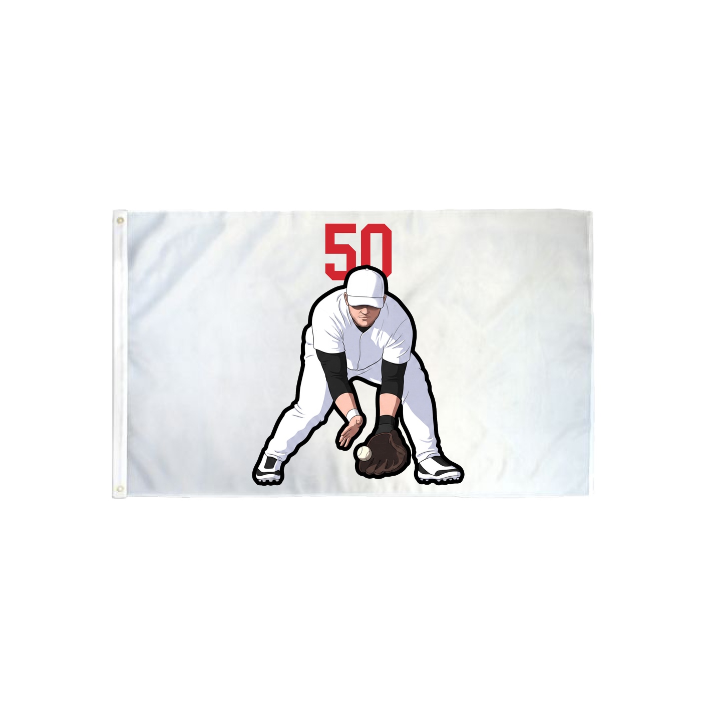 3x5 Flag — Number Top in Classic