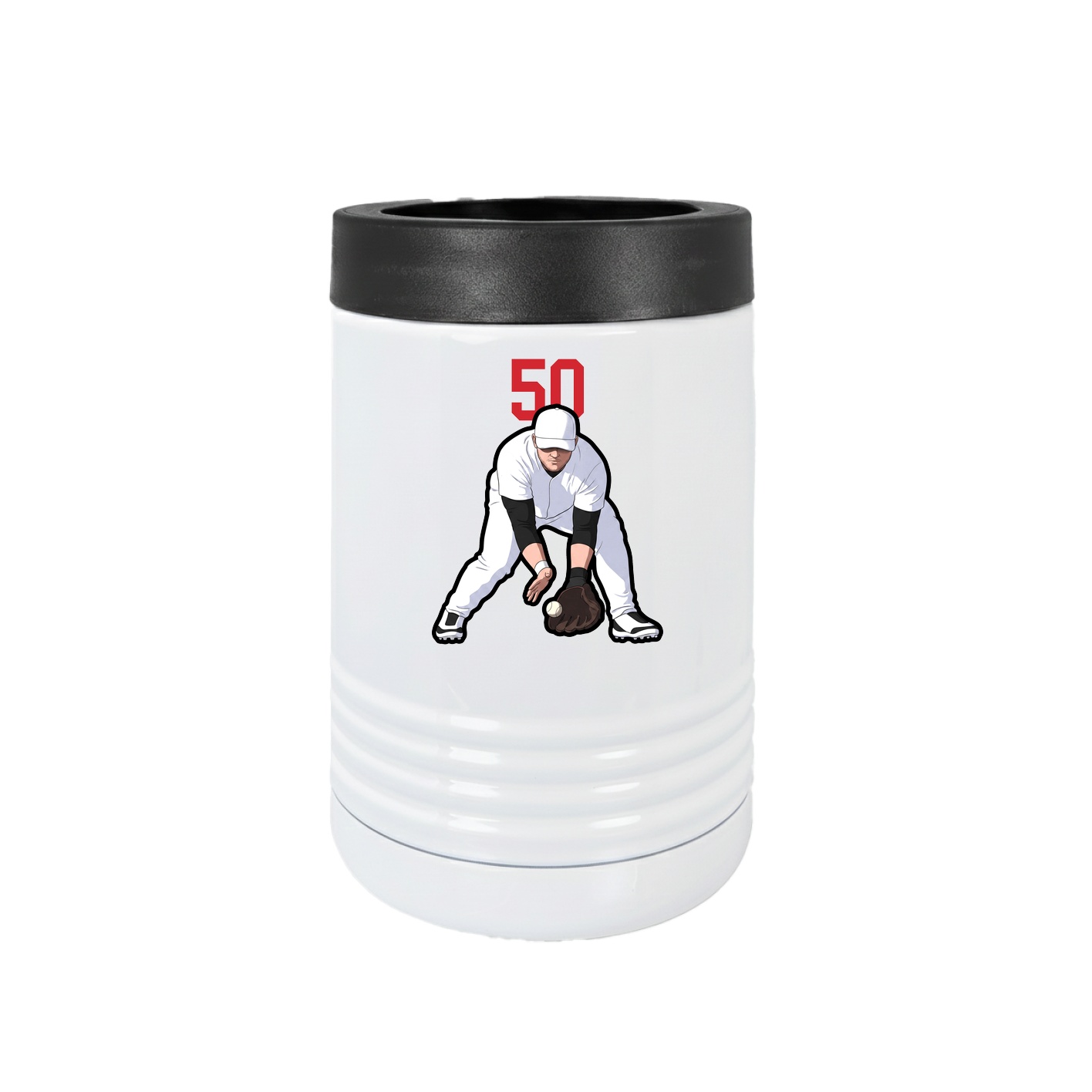 Beverage Holder — Number Top in White